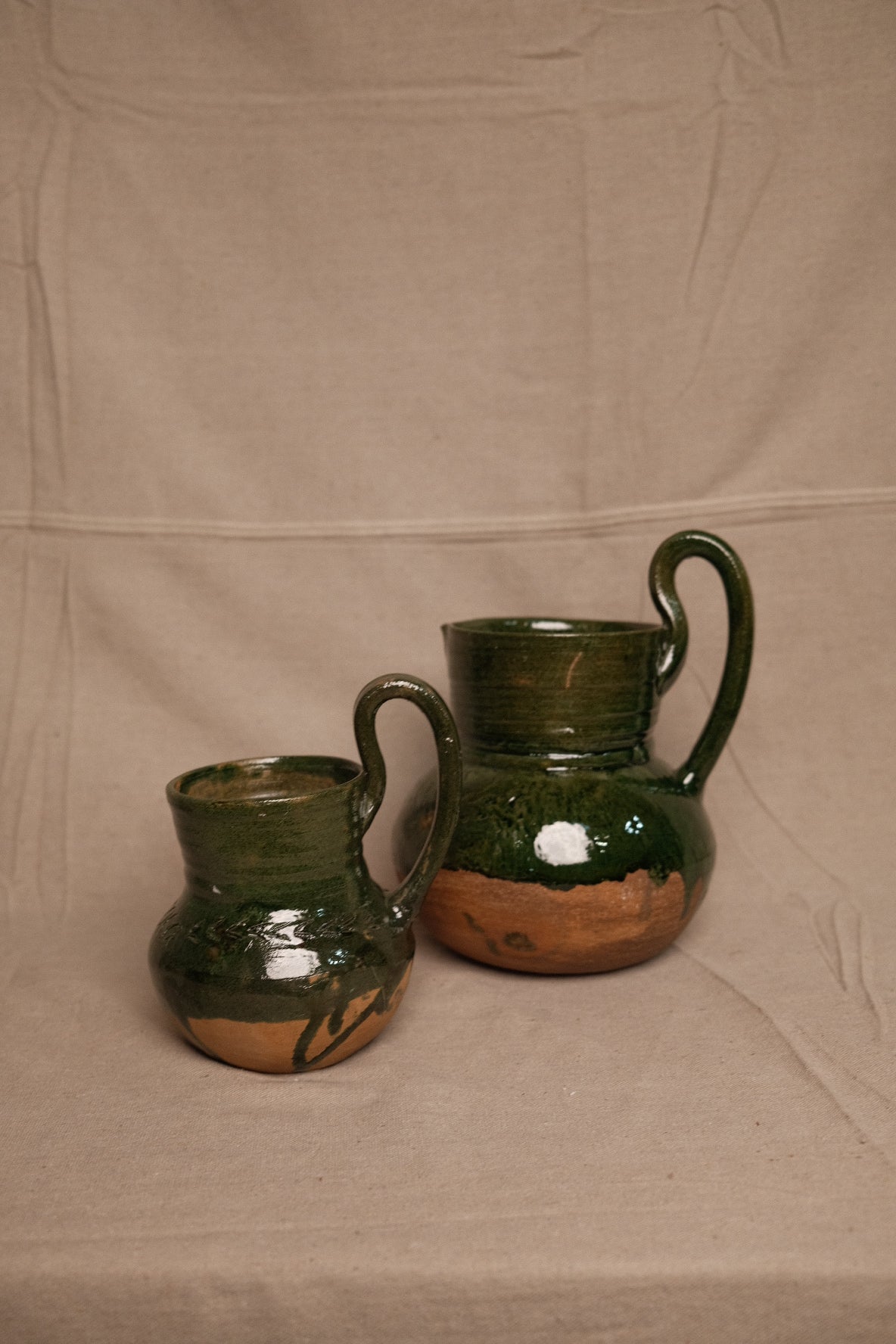 Green Glazed Oaxacan Jug