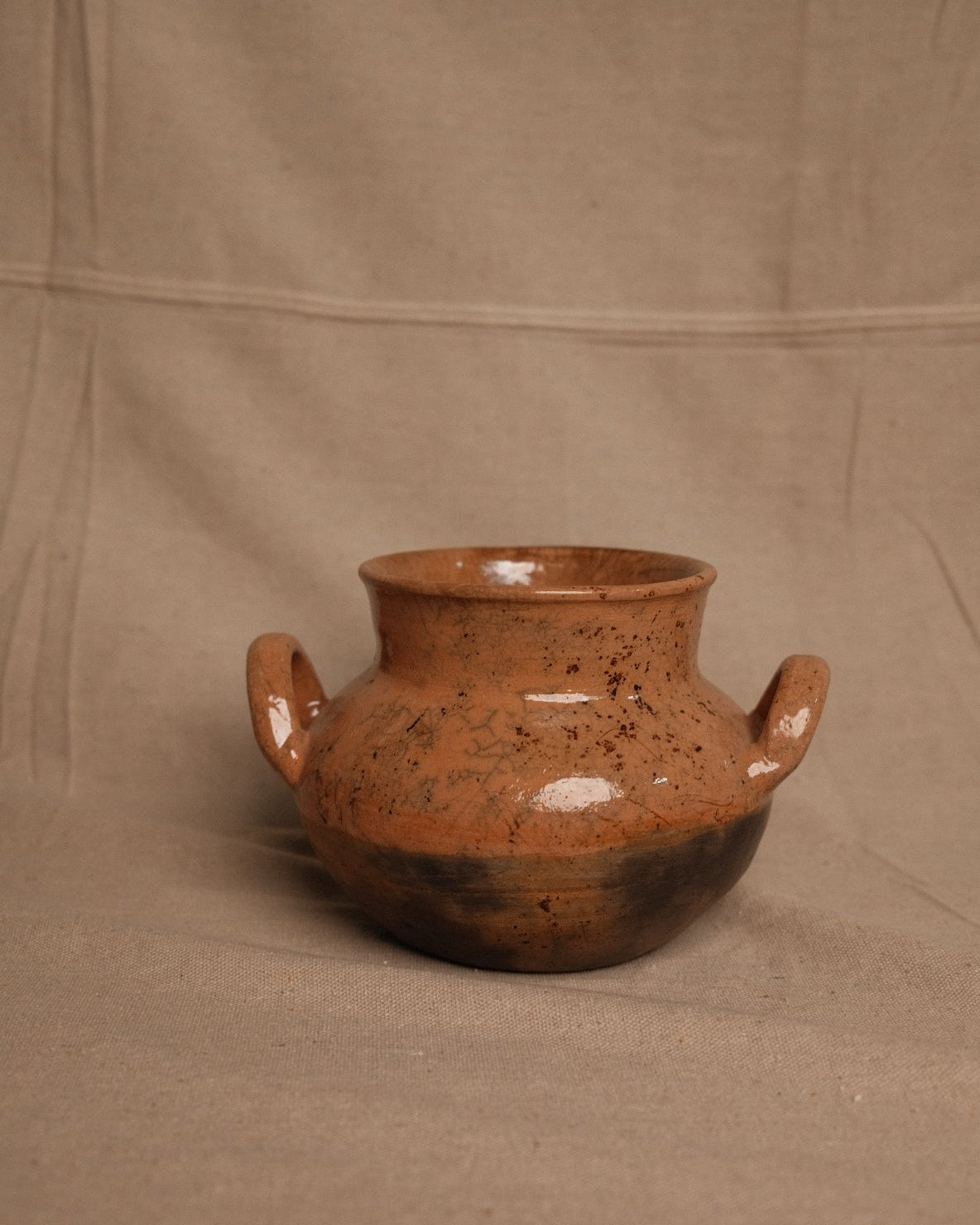 Oaxacan Crackle Glaze Ollita