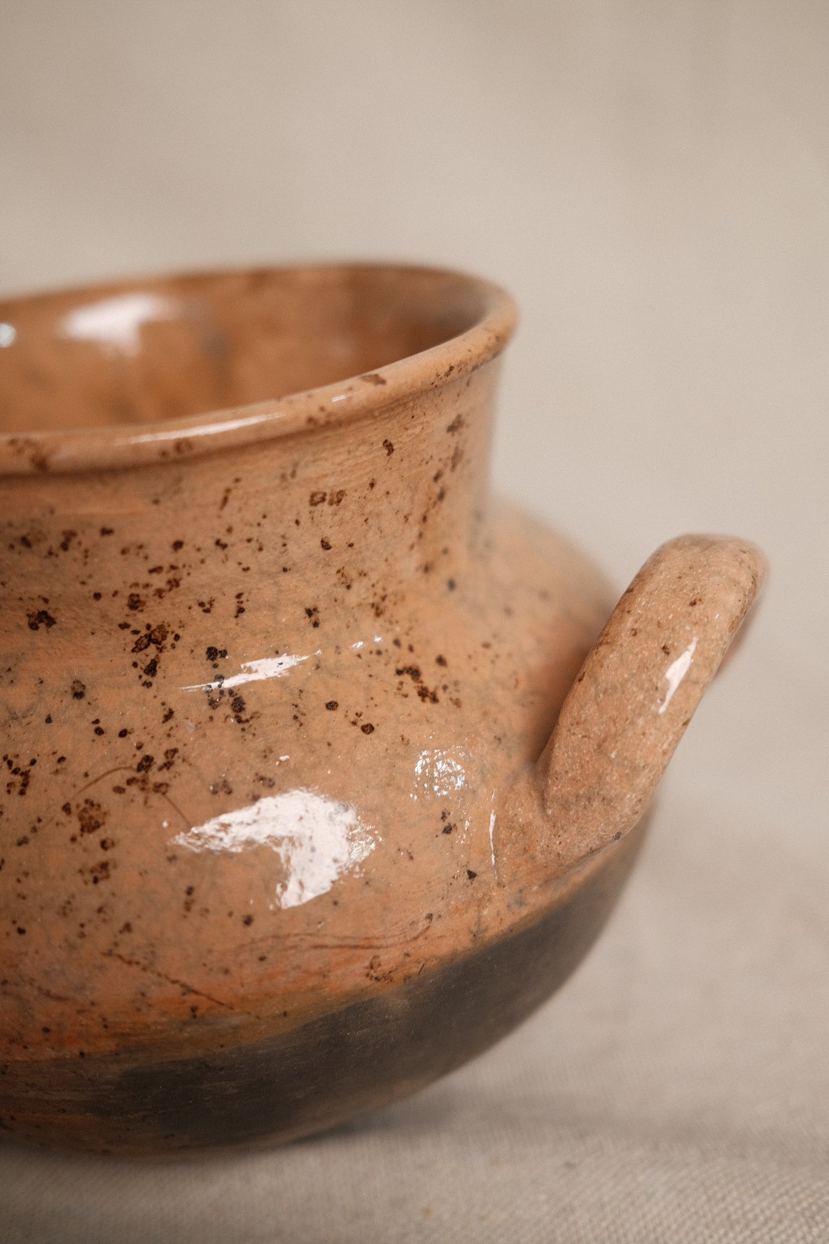 Oaxacan Crackle Glaze Ollita