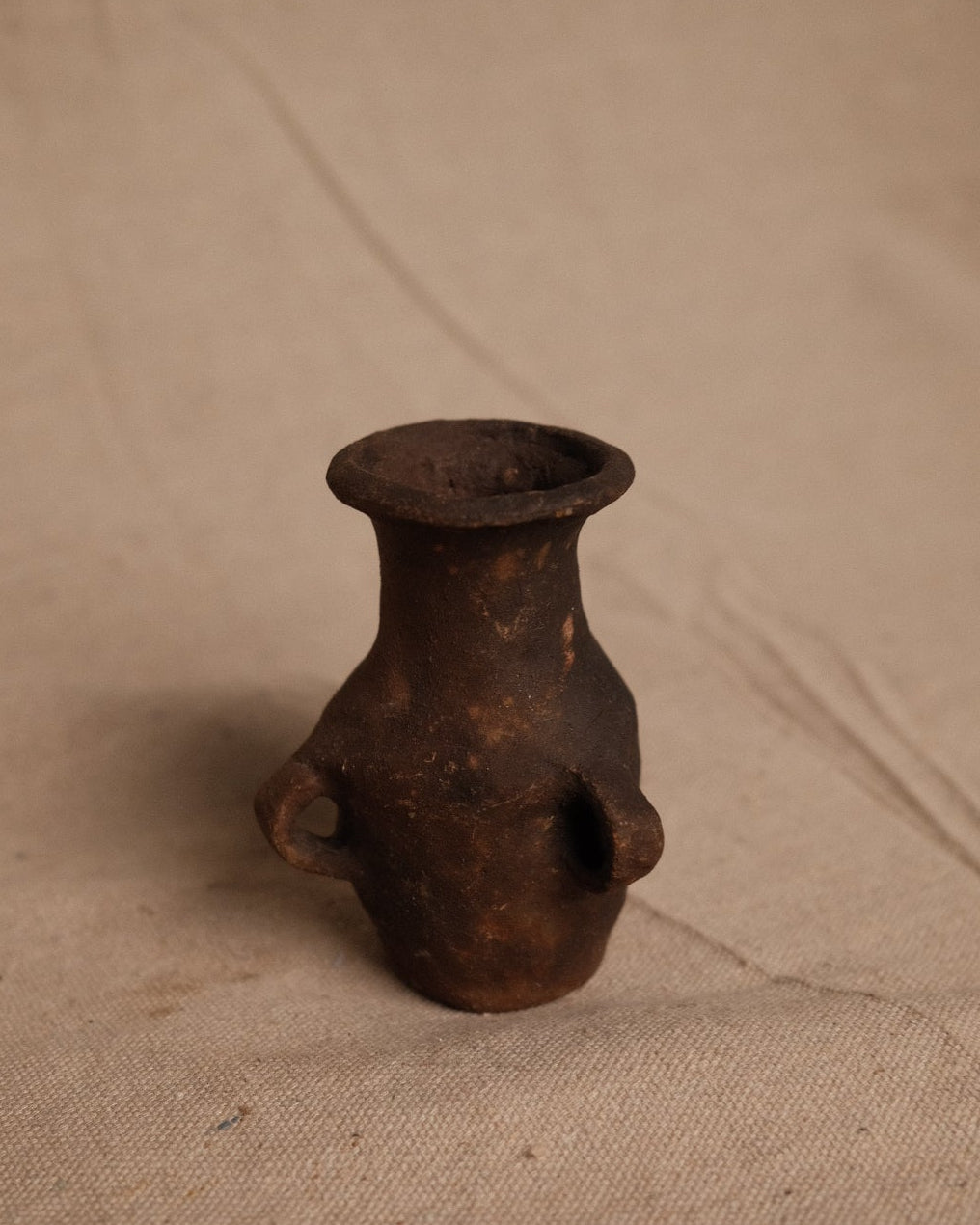 Mini Handmade Oaxan Black Clay Jar