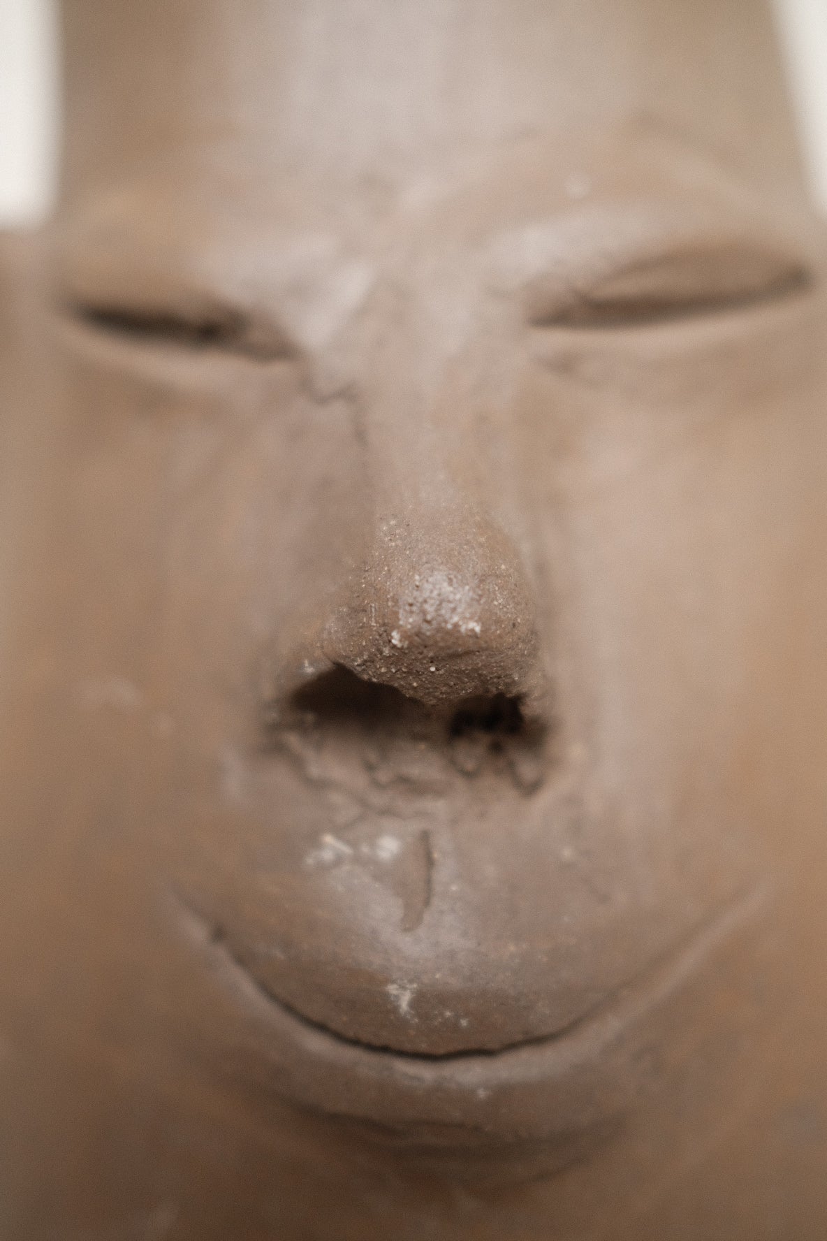 Oaxacan Hand sculpted Face Jug