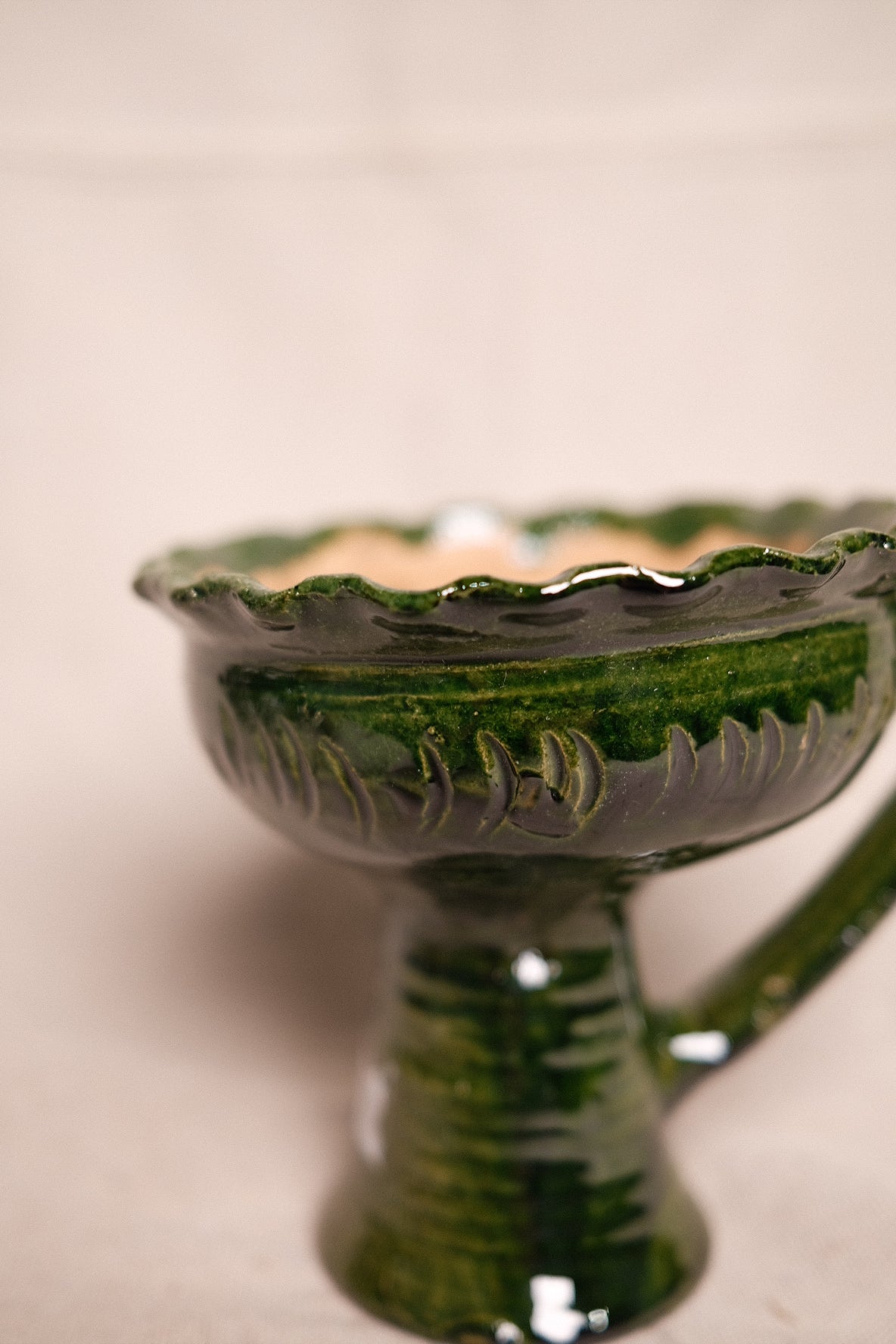 Sculpted Oaxacan Pedestal Vessel