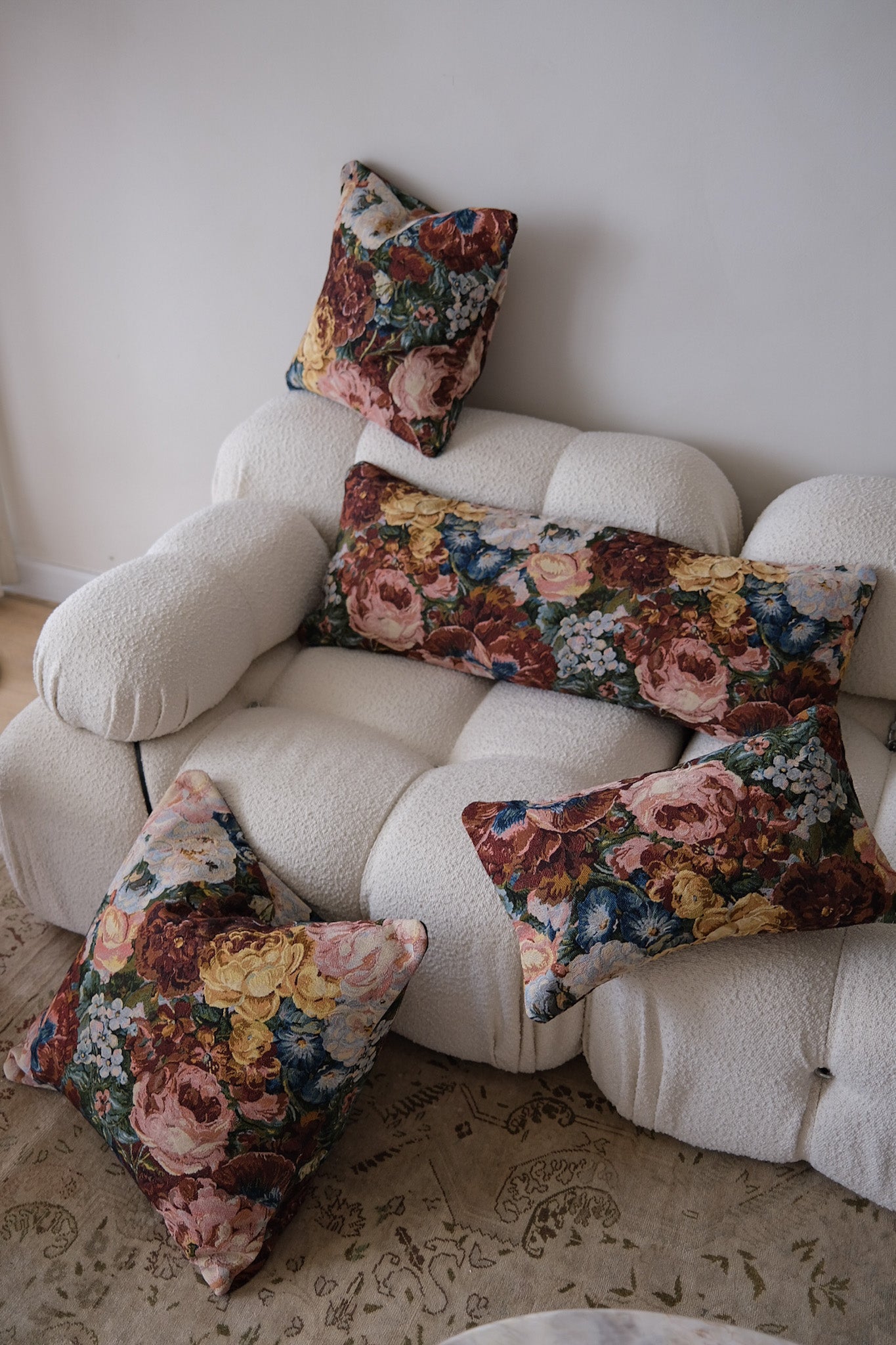 Rosalie Reversible Tapestry Pillow