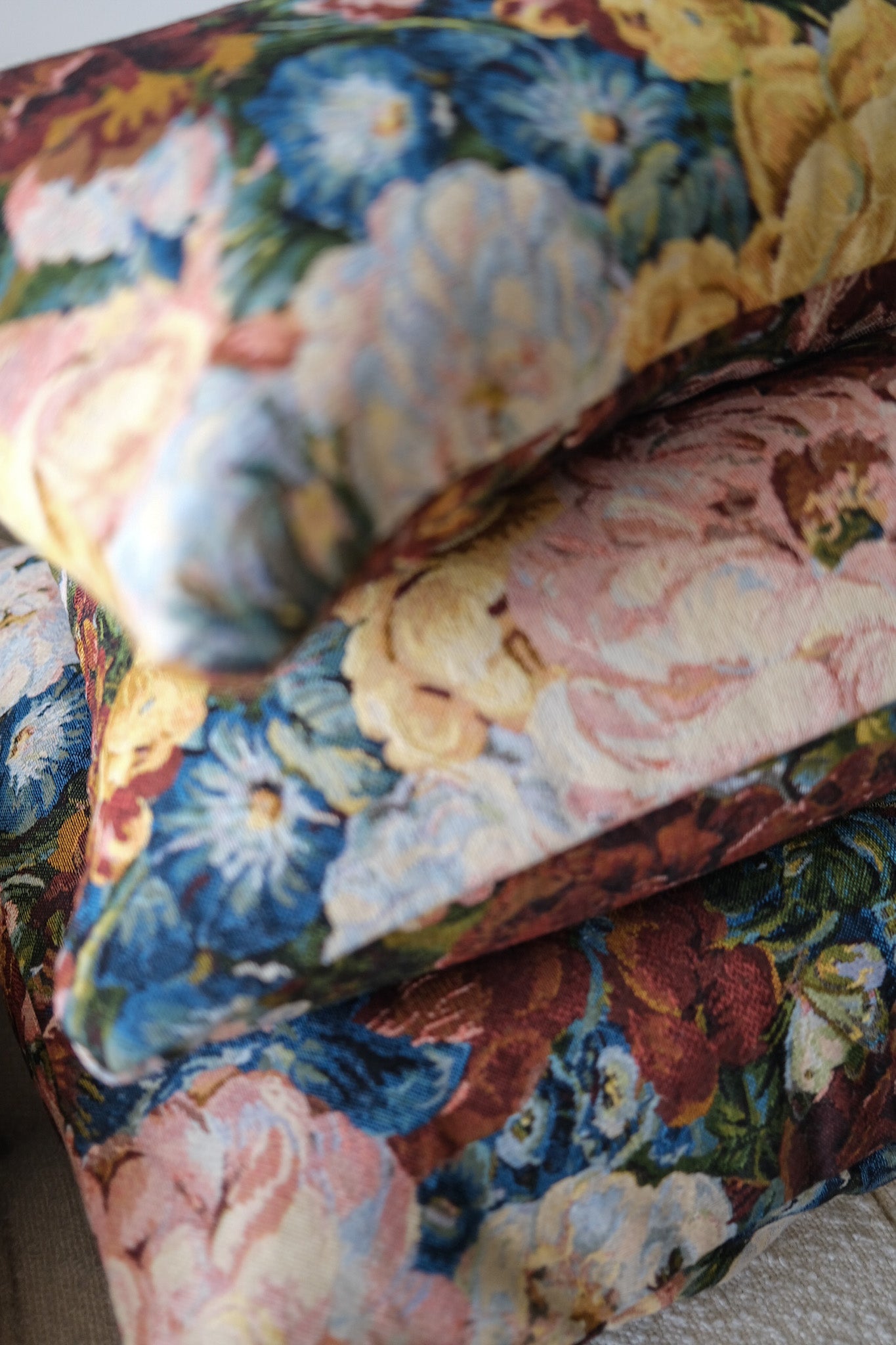 Rosalie Reversible Tapestry Pillow