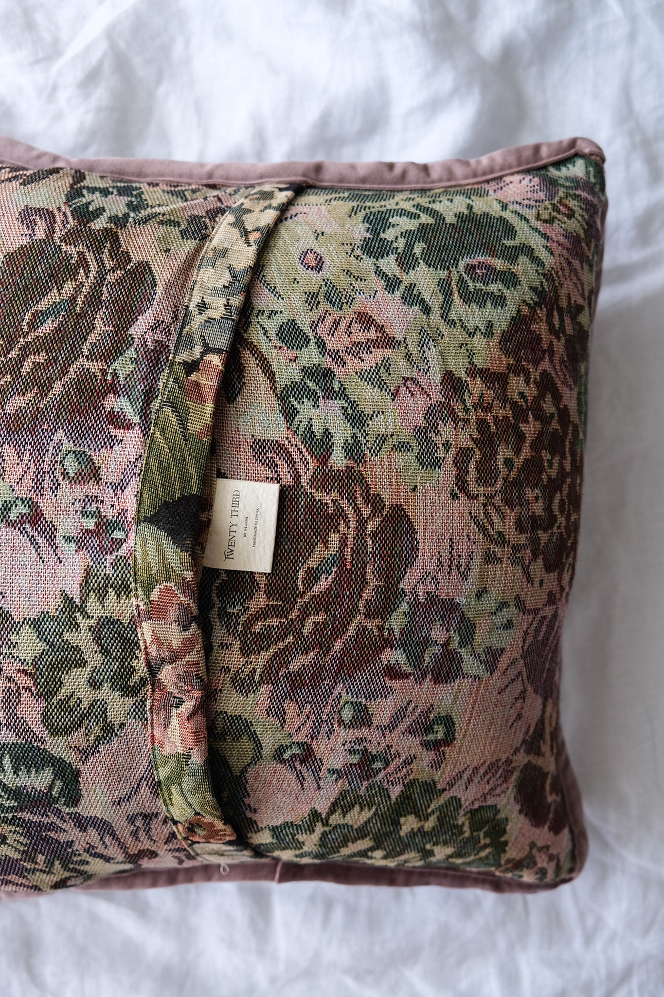 Rosalie Reversible Tapestry Pillow