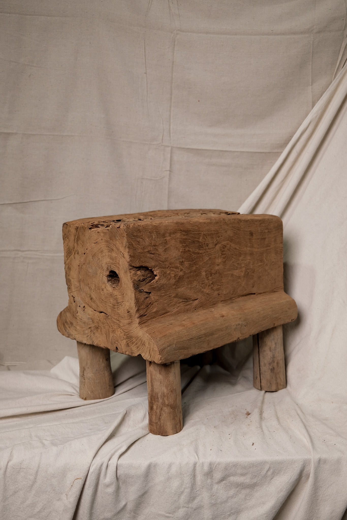 Vintage Trunk Stool