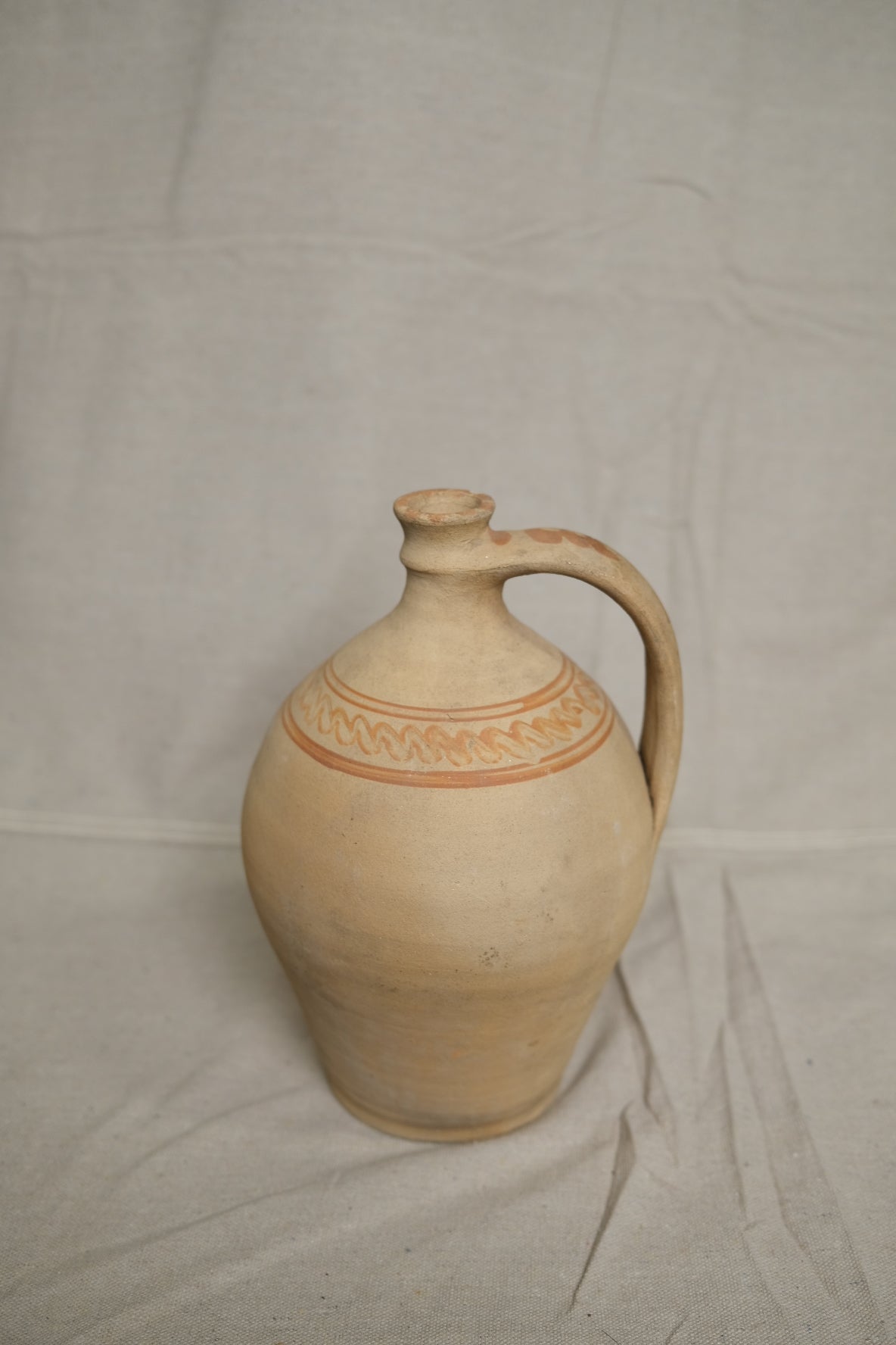 Vintage Hungarian Clay Jug no.1