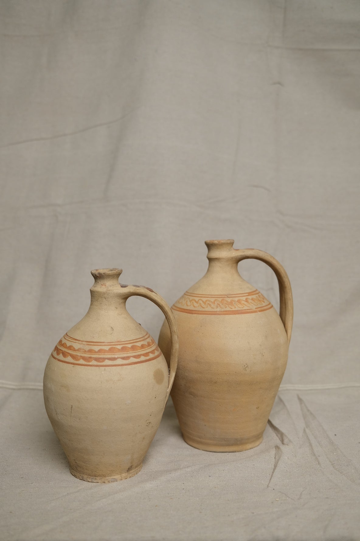 Vintage Hungarian Clay Jug no.1