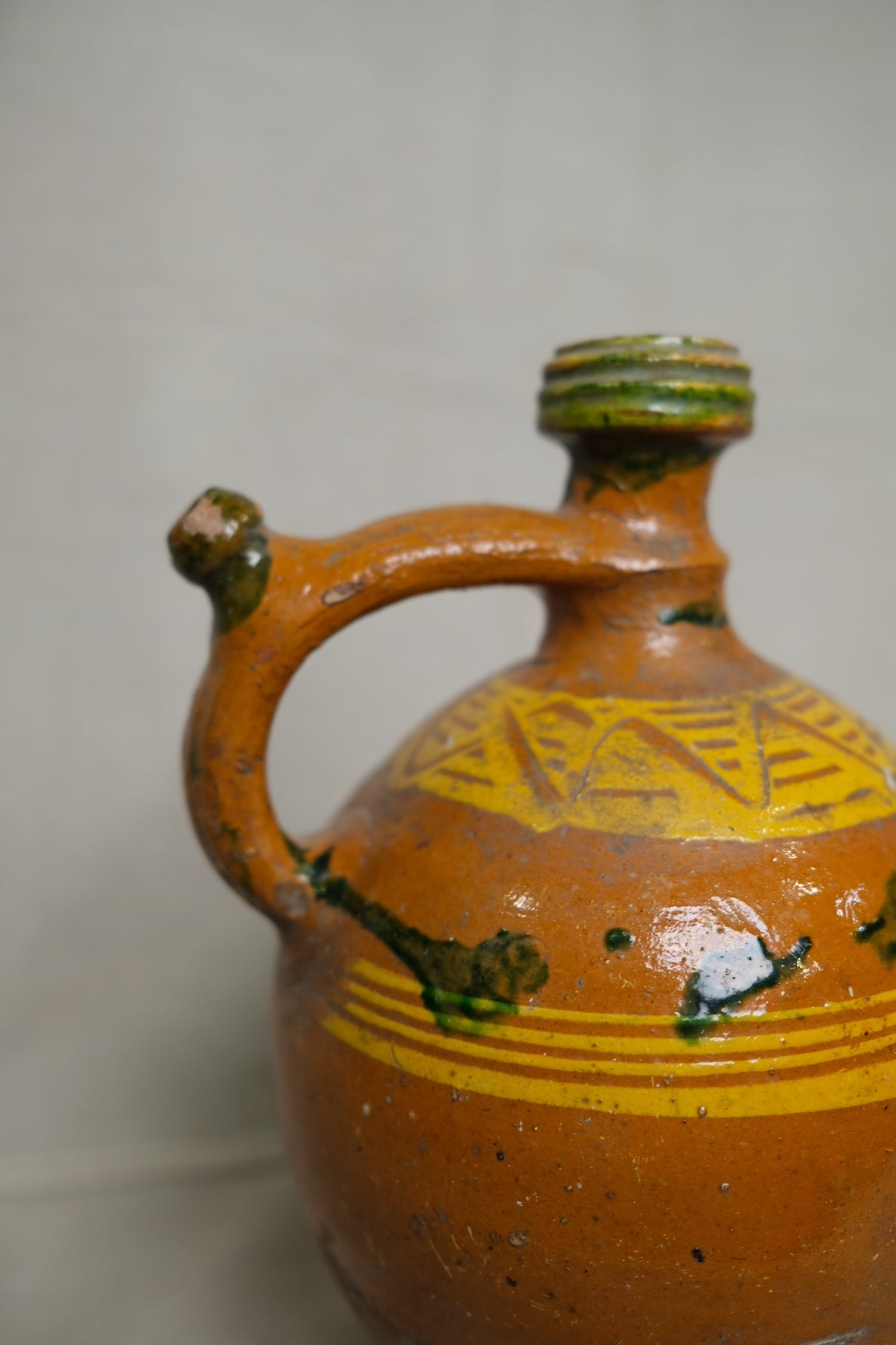 Vintage Hungaraian Clay Jug No.4