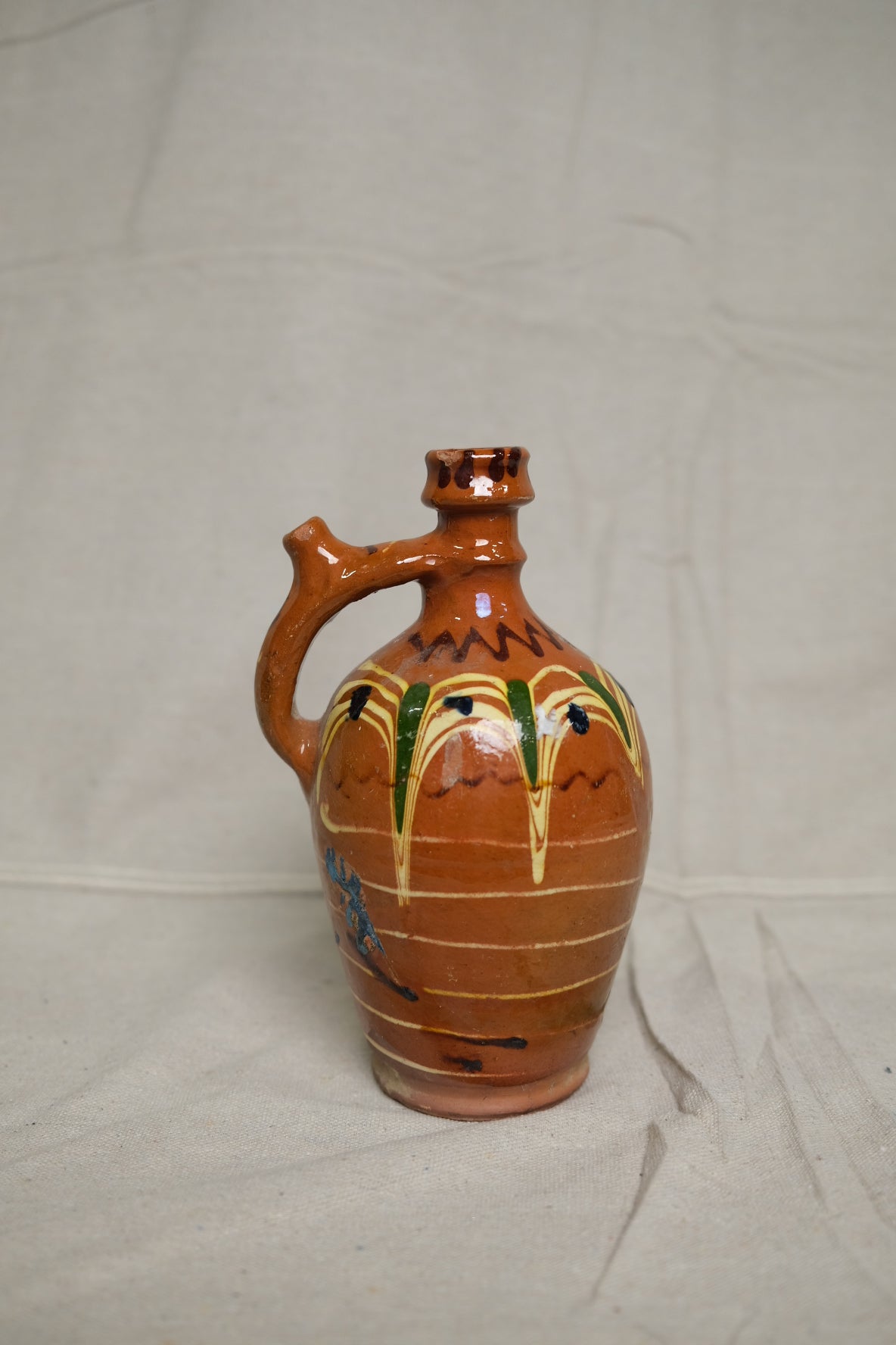 Vintage Hungaraian Clay Jug No.8