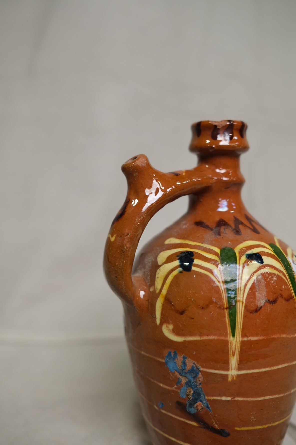 Vintage Hungaraian Clay Jug No.8