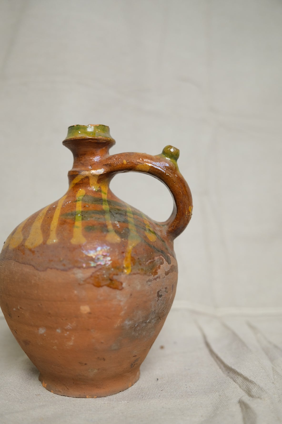 Vintage Hungaraian Clay Jug No.6