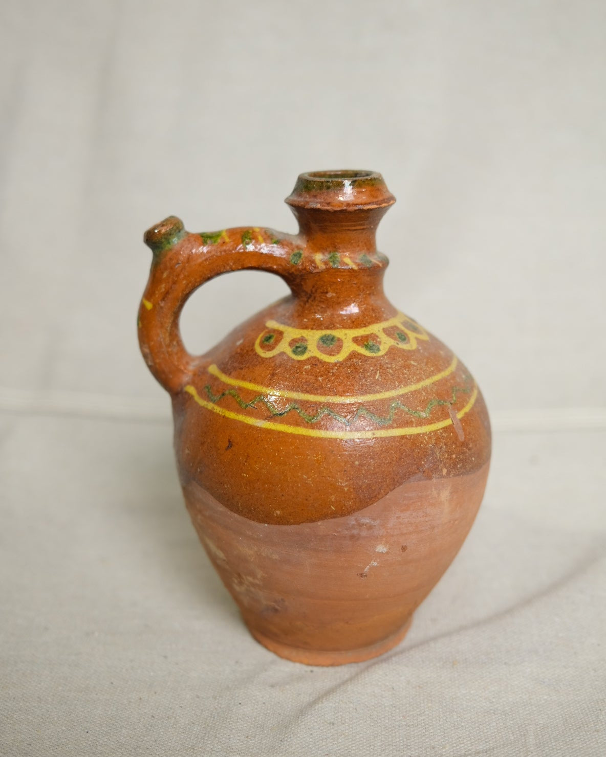 Vintage Hungaraian Clay Jug No.9