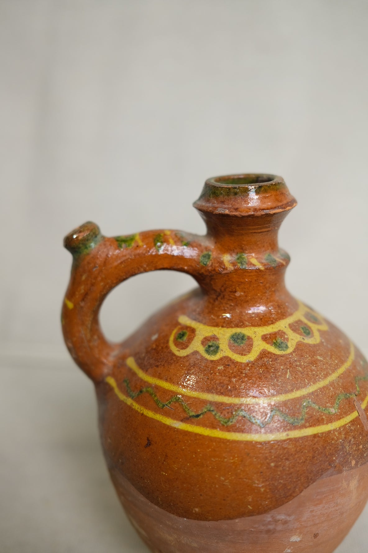 Vintage Hungaraian Clay Jug No.9
