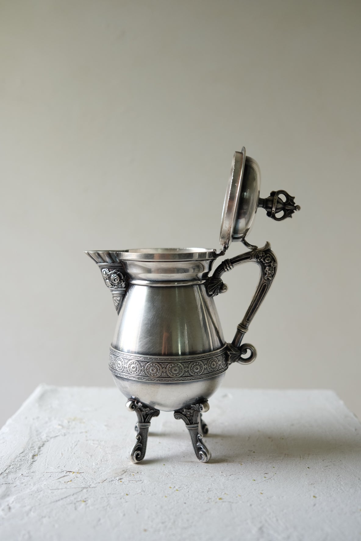 Victorian Silver-Plated Creamer