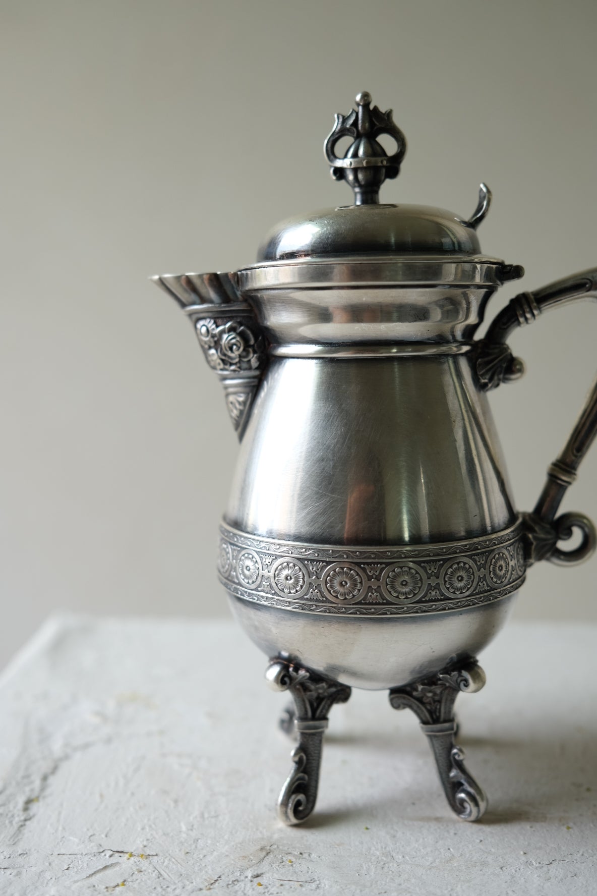 Victorian Silver-Plated Creamer