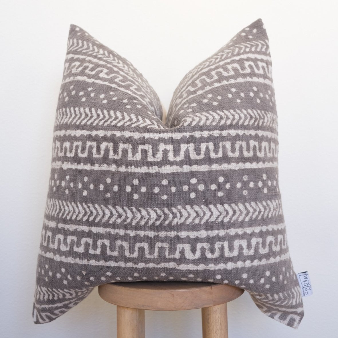Freetown Mudcloth Pillow Classics Twenty Third by Deanne