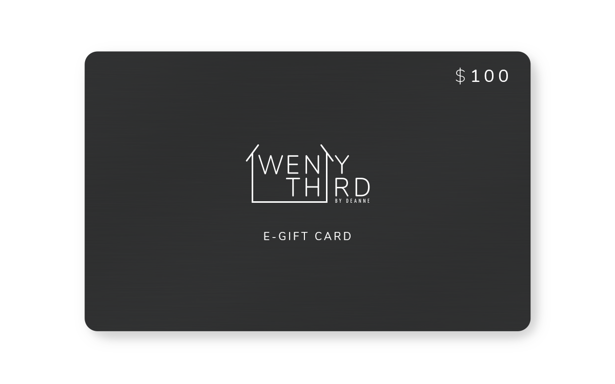 E-Gift Card Gift Cards Twenty Third by Deanne $100.00 