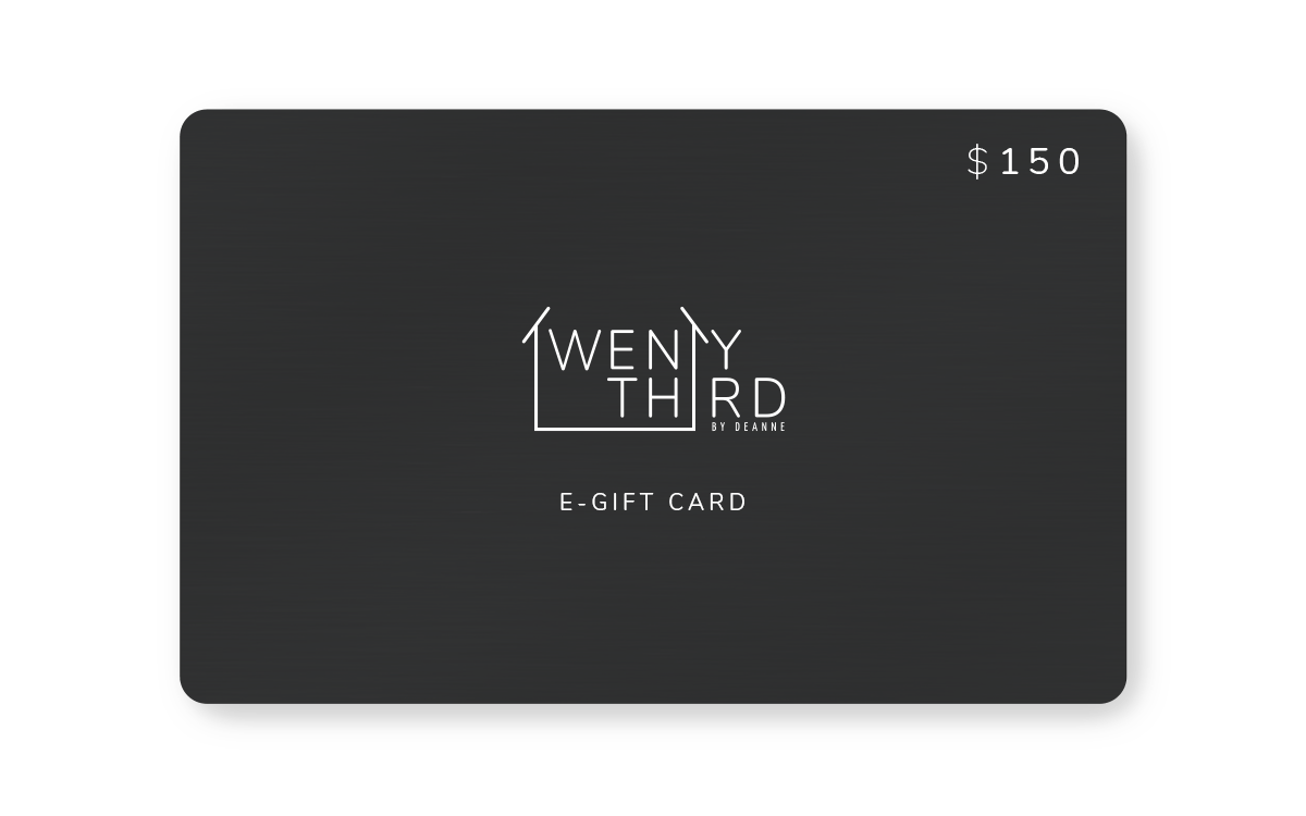 E-Gift Card Gift Cards Twenty Third by Deanne $150.00