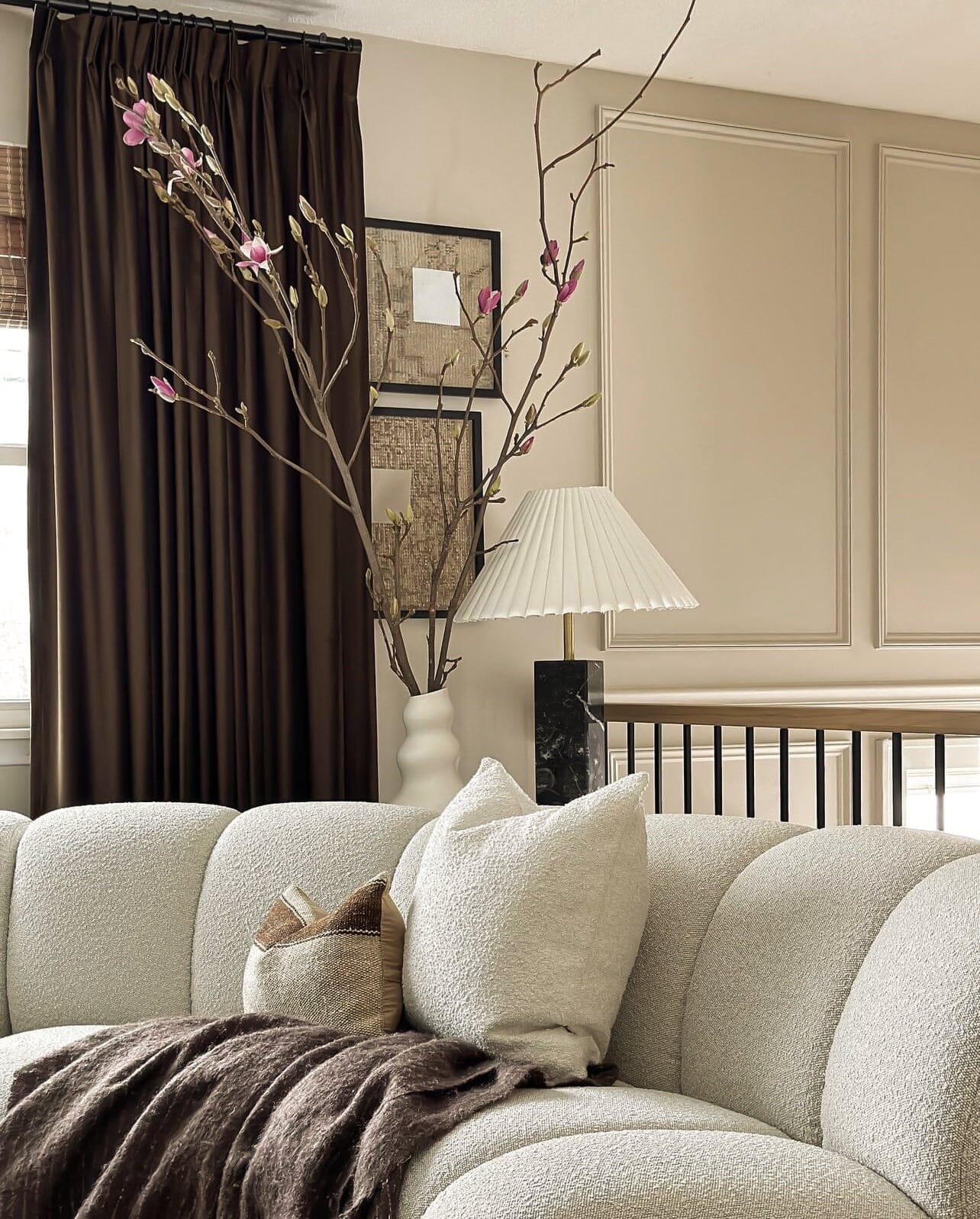 Boucle Pillow: Bone Classics Twenty Third by Deanne