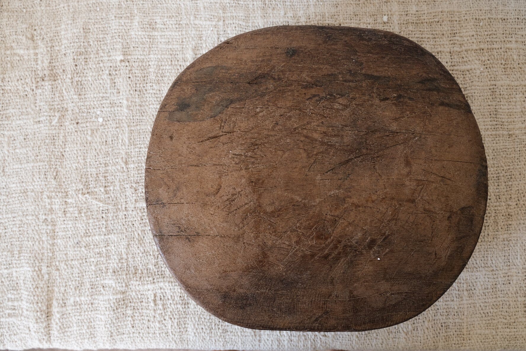 Vintage Chapati Board Vase Twenty Third by Deanne