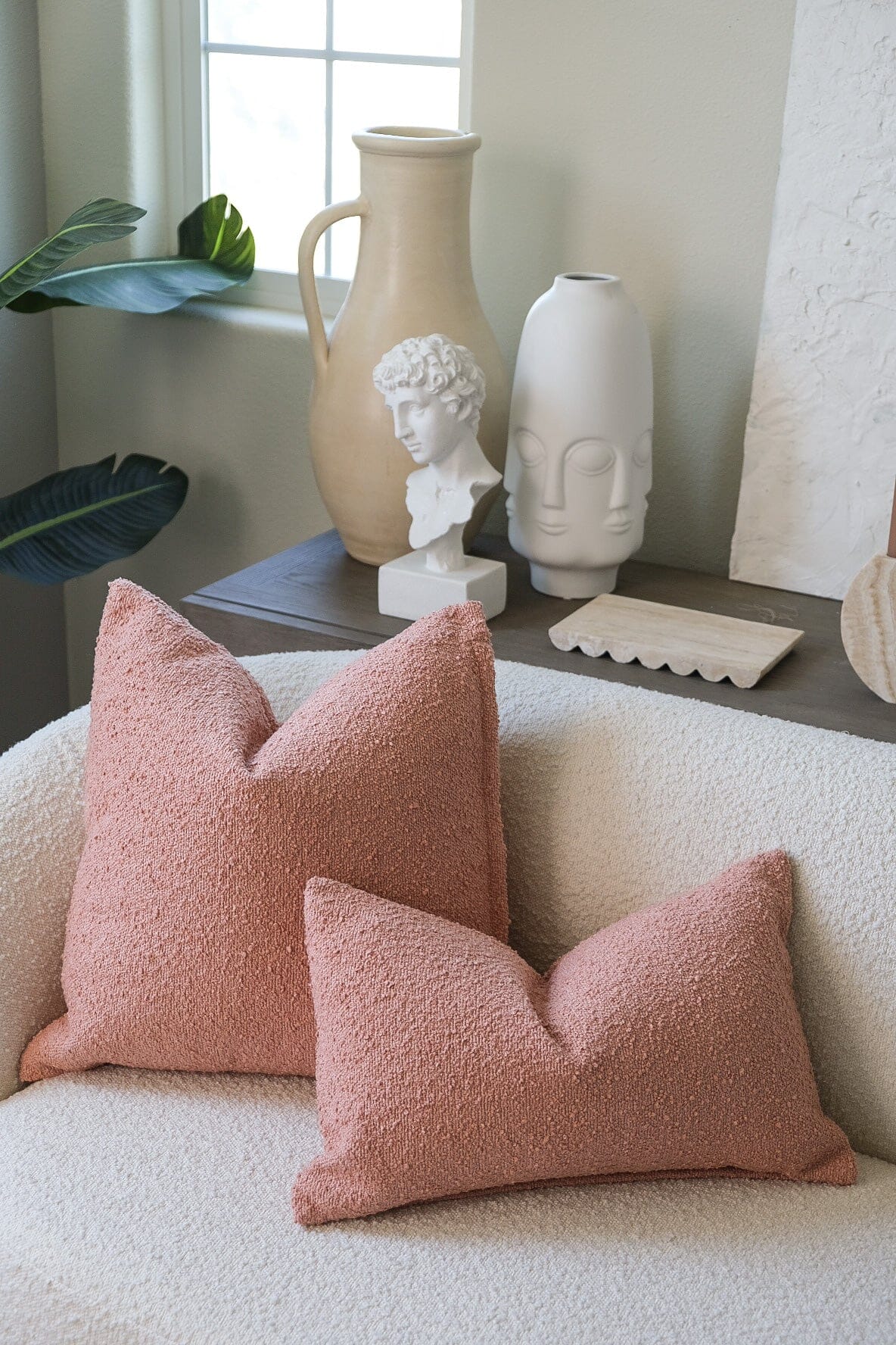 Boucle Pillow: Rose Classics Twenty Third by Deanne
