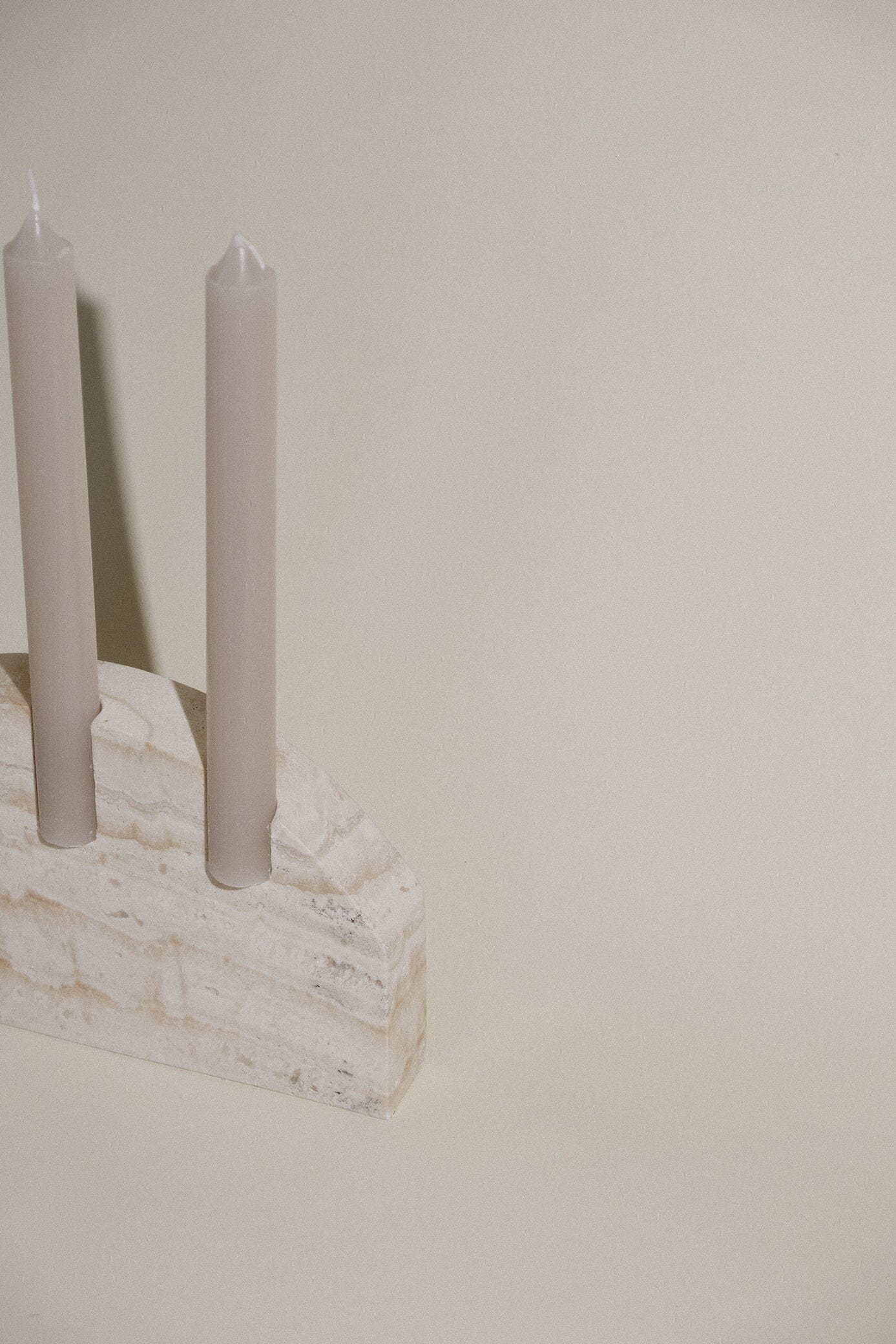 Arc Candle Holder Stone Candle Holder Twenty Third by Deanne 