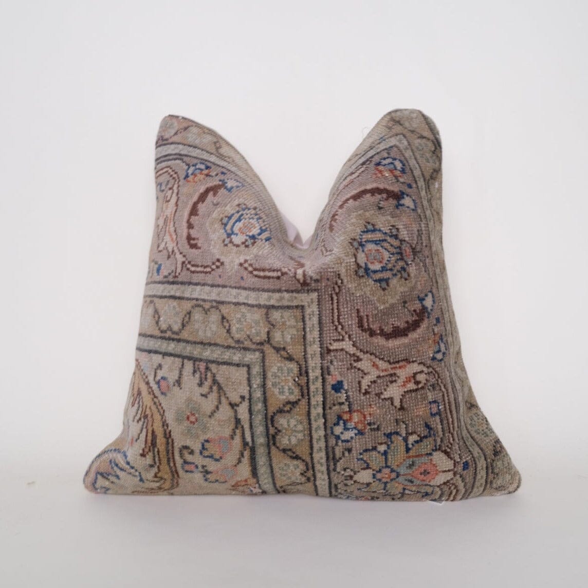 Jonah Turkish Vintage Rug Pillow No. 1 Turkish Vintage Rug Twenty Third by Deanne 18 x 18 II