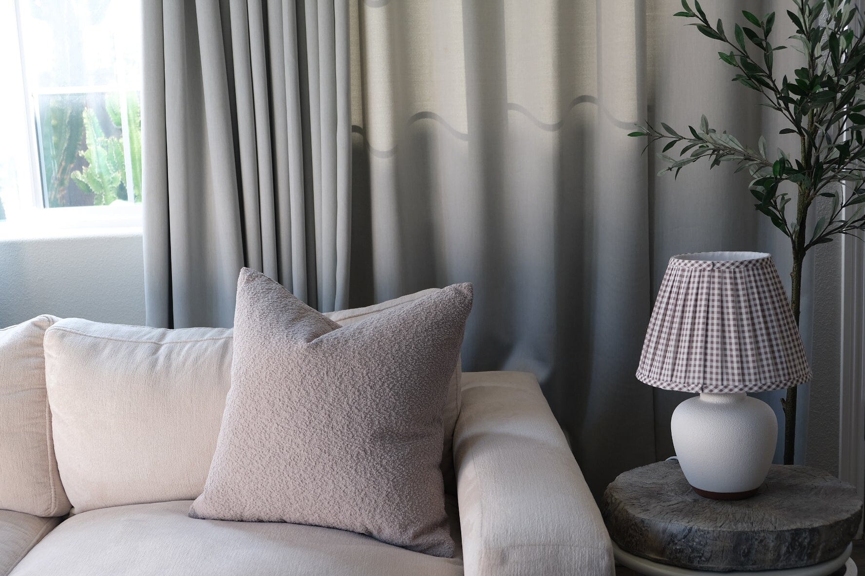 Boucle Pillow: Slate Classics Twenty Third by Deanne