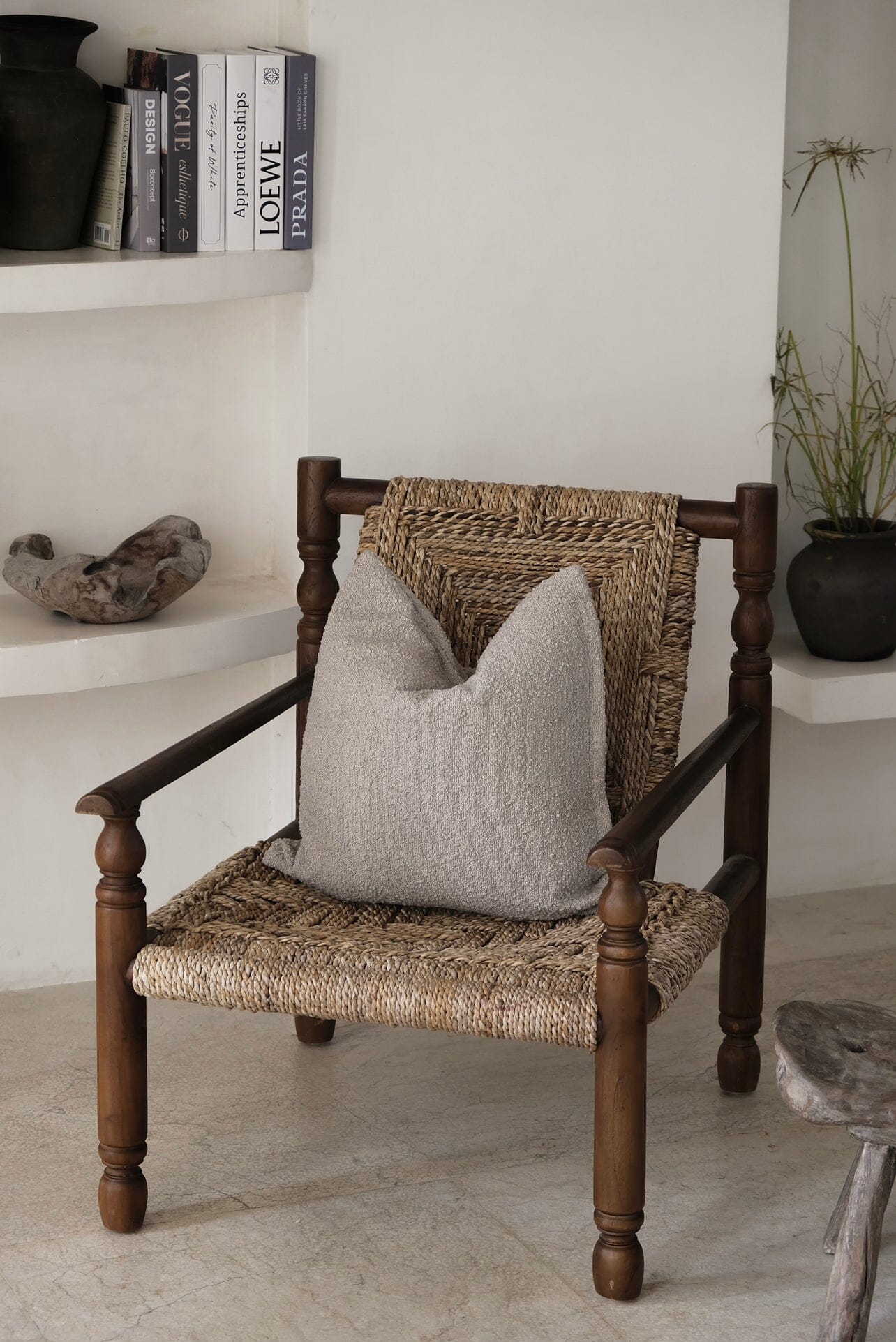 Boucle Pillow: Sand Classics Twenty Third by Deanne