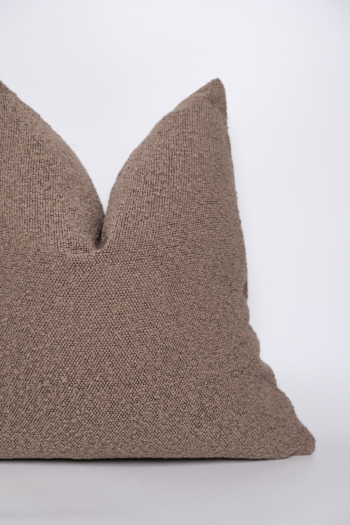 Boucle Pillow: Mud Classics Twenty Third by Deanne