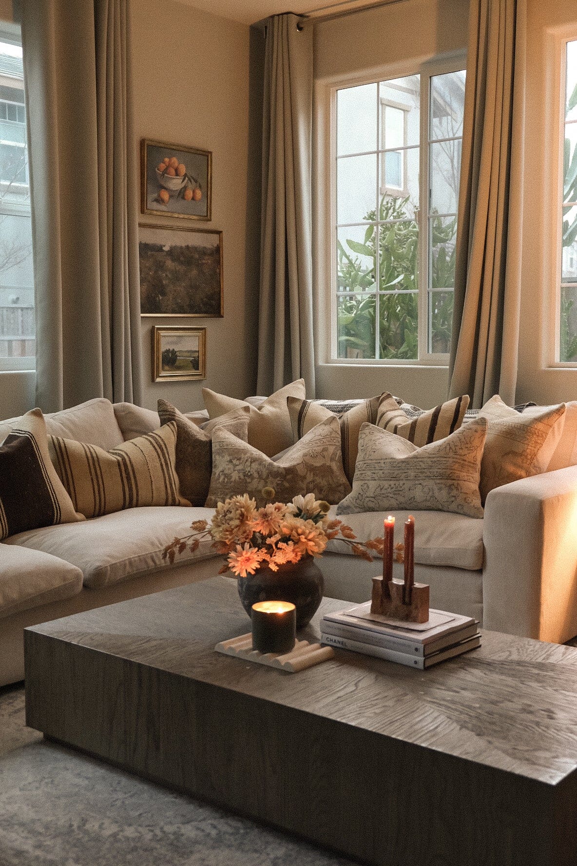 Dua Candle Holder: Red Travertine Stone Candle Holder Twenty Third by Deanne