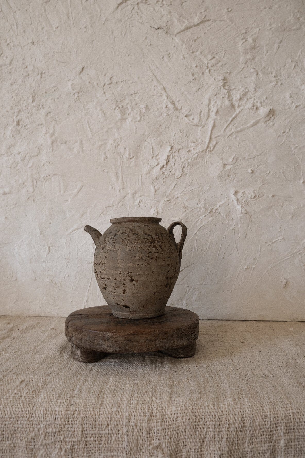 Vintage Chapati Board Vase Twenty Third by Deanne