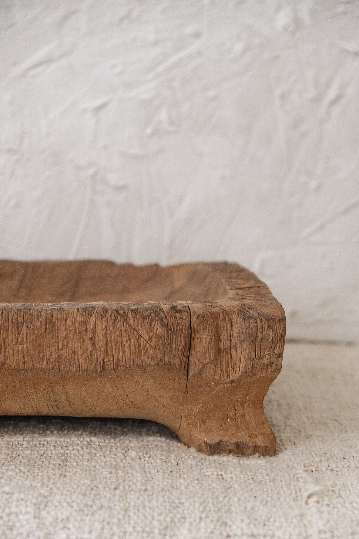 Betel Solid Teak Tray No°2 Vase Twenty Third by Deanne