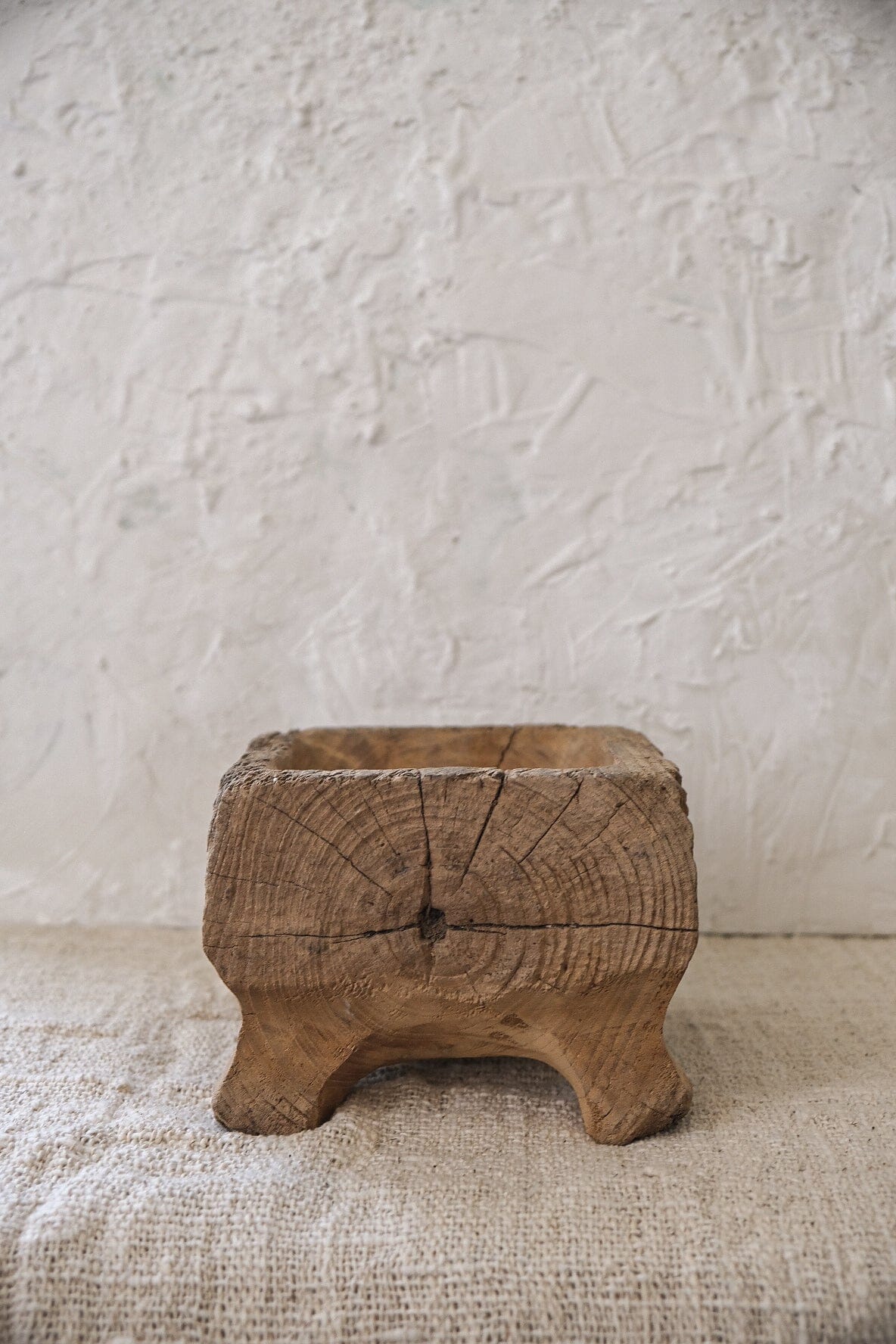 Betel Solid Teak Tray No°1 Vase Twenty Third by Deanne