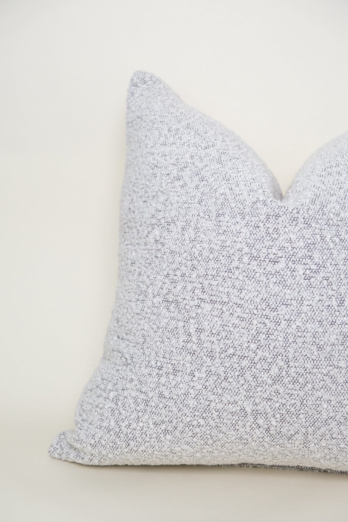 Boucle Pillow: Fog Classics Twenty Third by Deanne