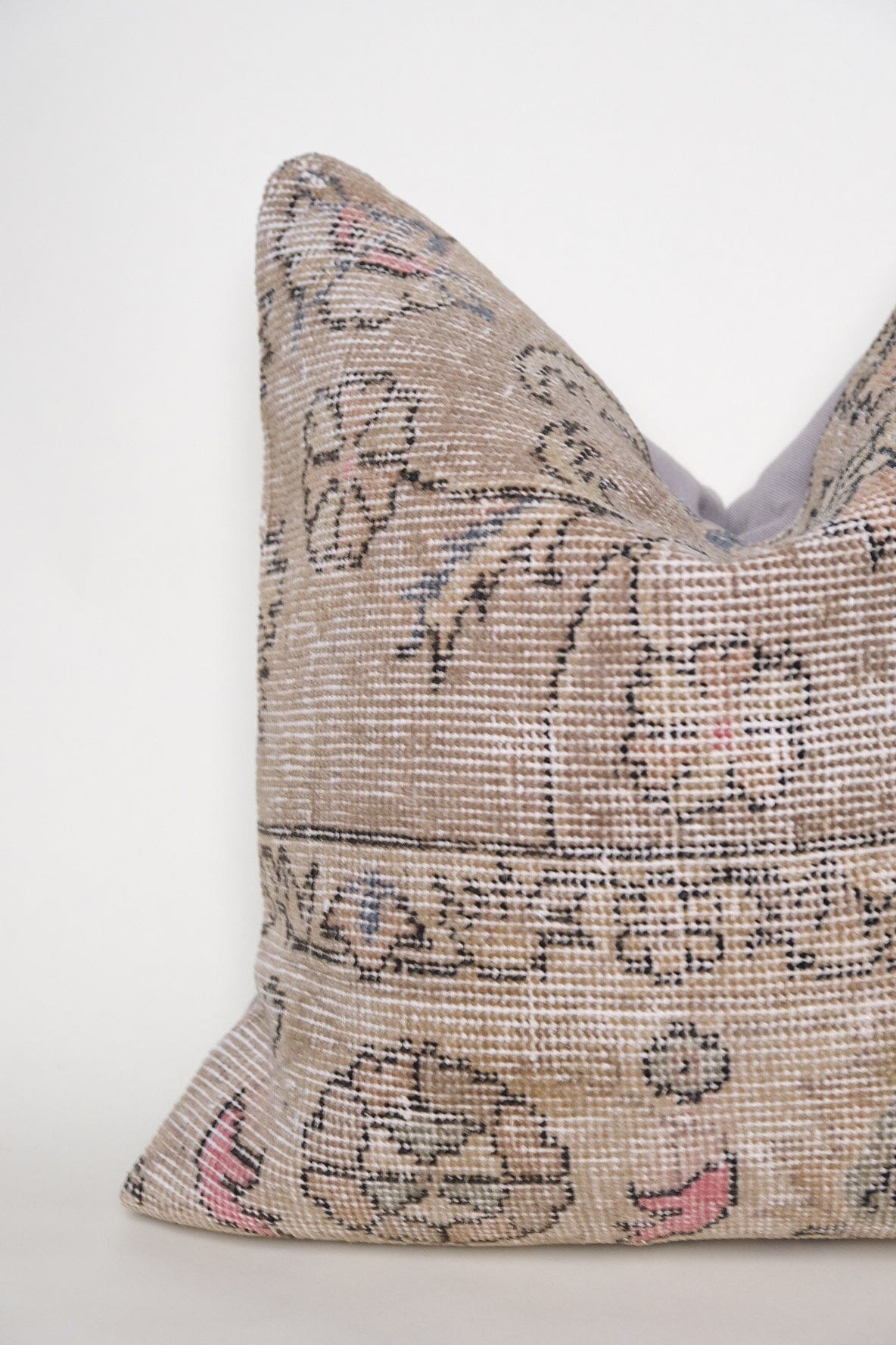 Dandelion Turkish Vintage Rug Pillow No.2 Turkish Pillow Twenty Third by Deanne