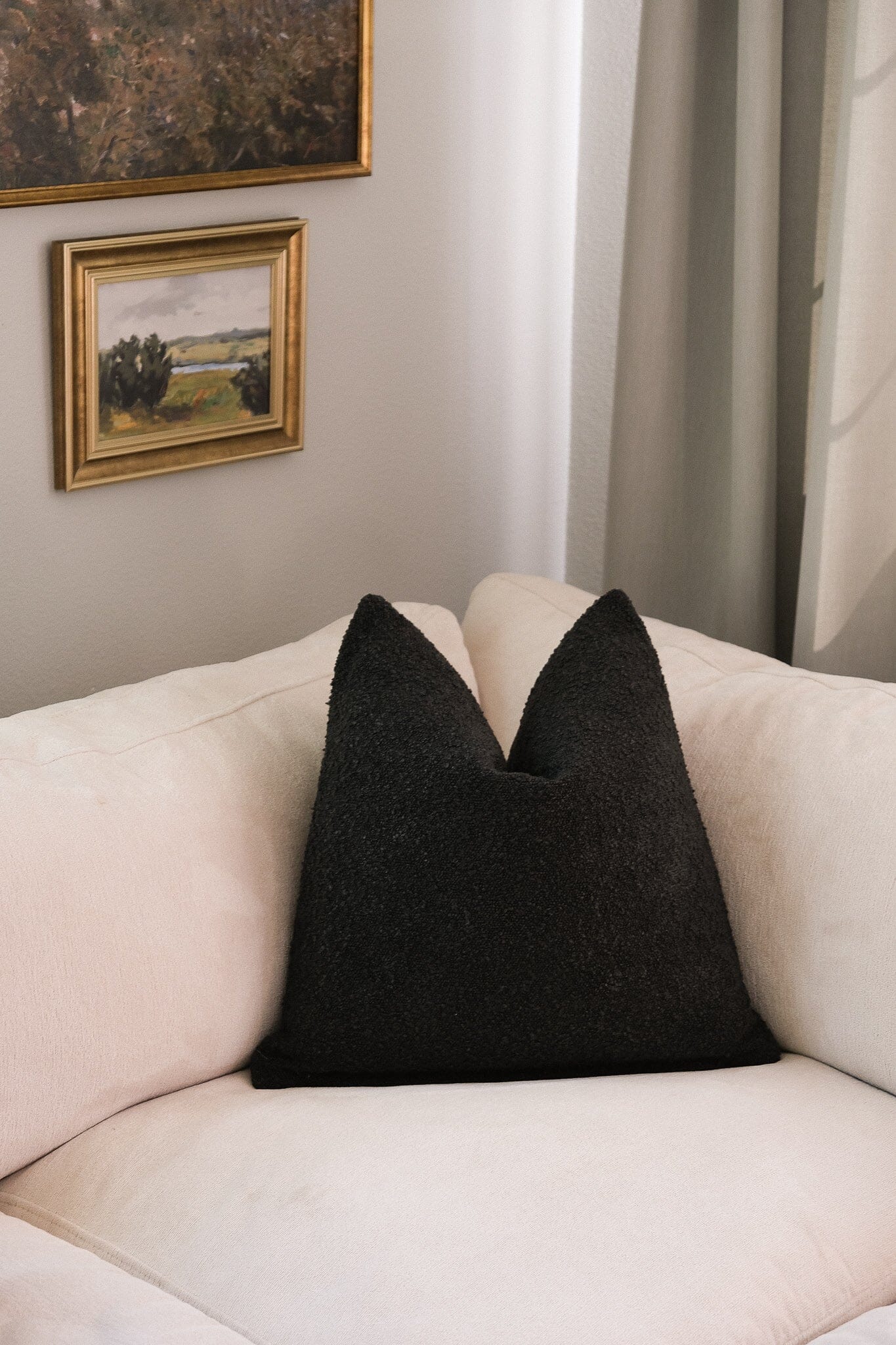 Boucle Pillow: Truffle Classics Twenty Third by Deanne