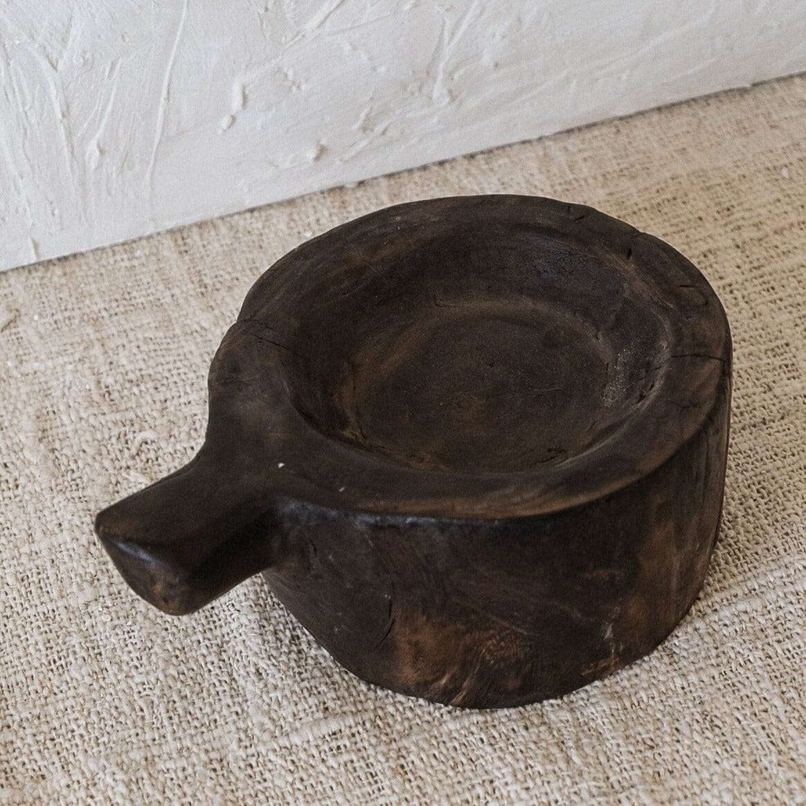 Traditional Timber Mortar Vase Twenty Third by Deanne