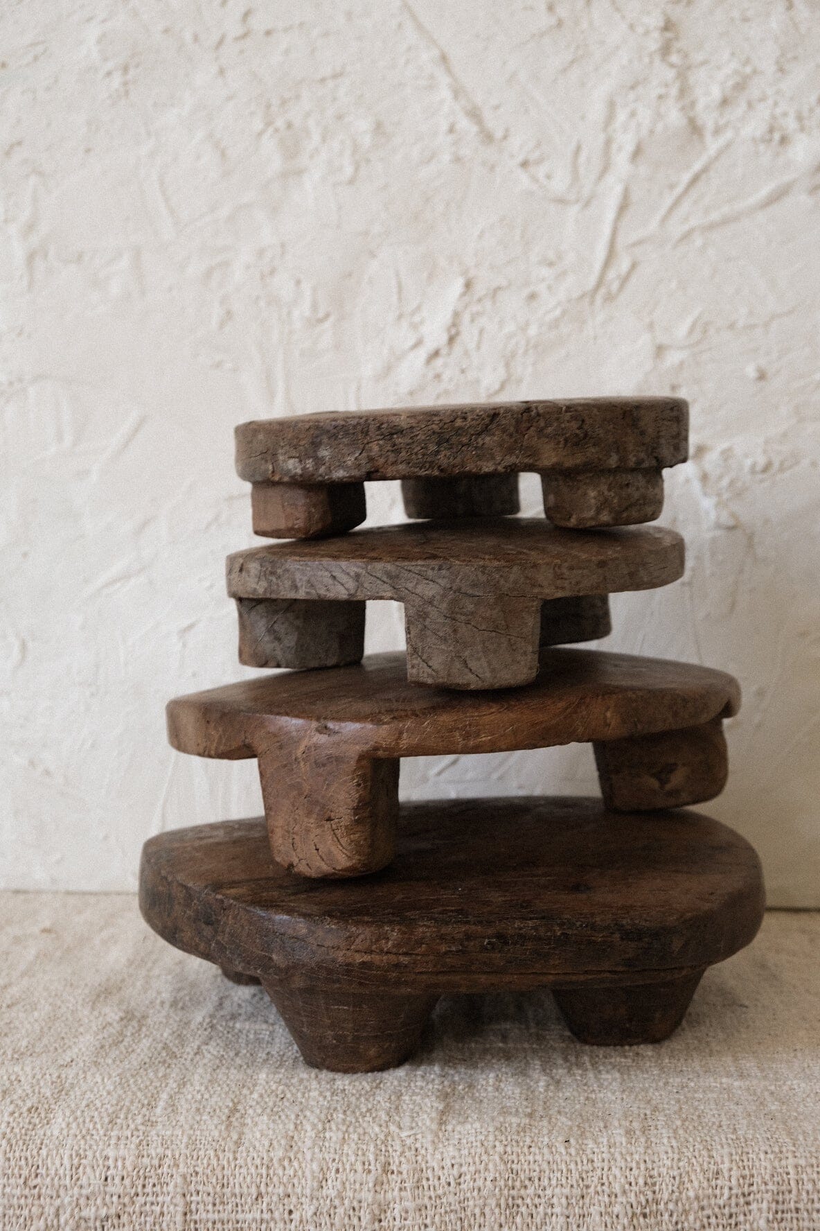 Vintage Chapati Board Vase Twenty Third by Deanne