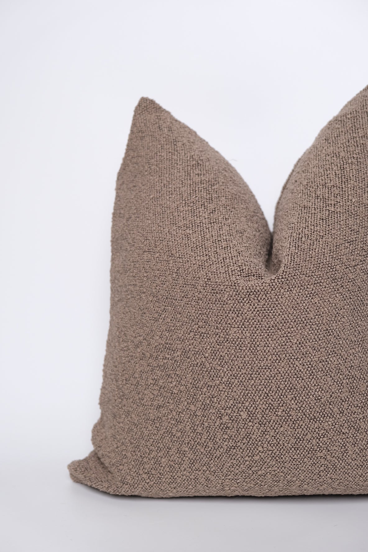 Boucle Pillow: Mud Classics Twenty Third by Deanne