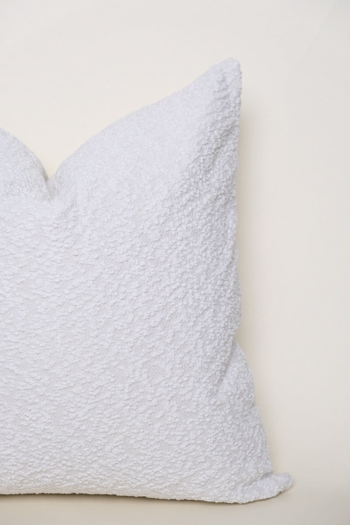 Boucle Pillow: Snow Classics Twenty Third by Deanne