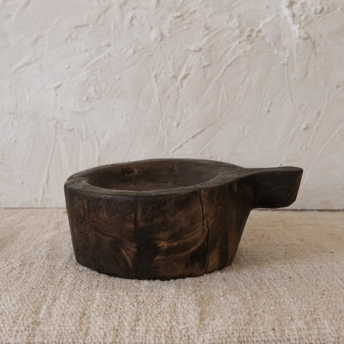 Traditional Timber Mortar Vase Twenty Third by Deanne