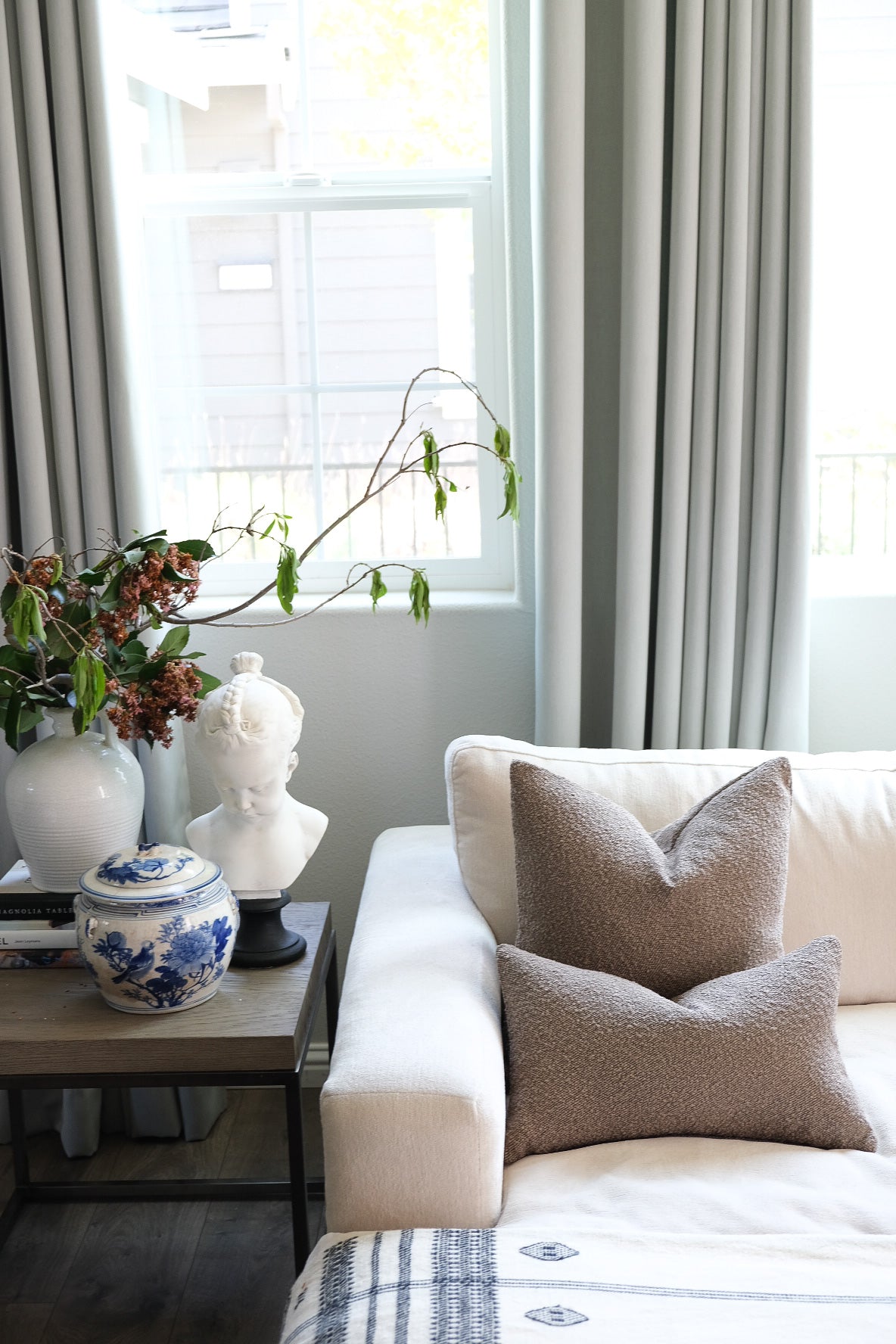 Boucle Pillow: Mud Classics Twenty Third by Deanne