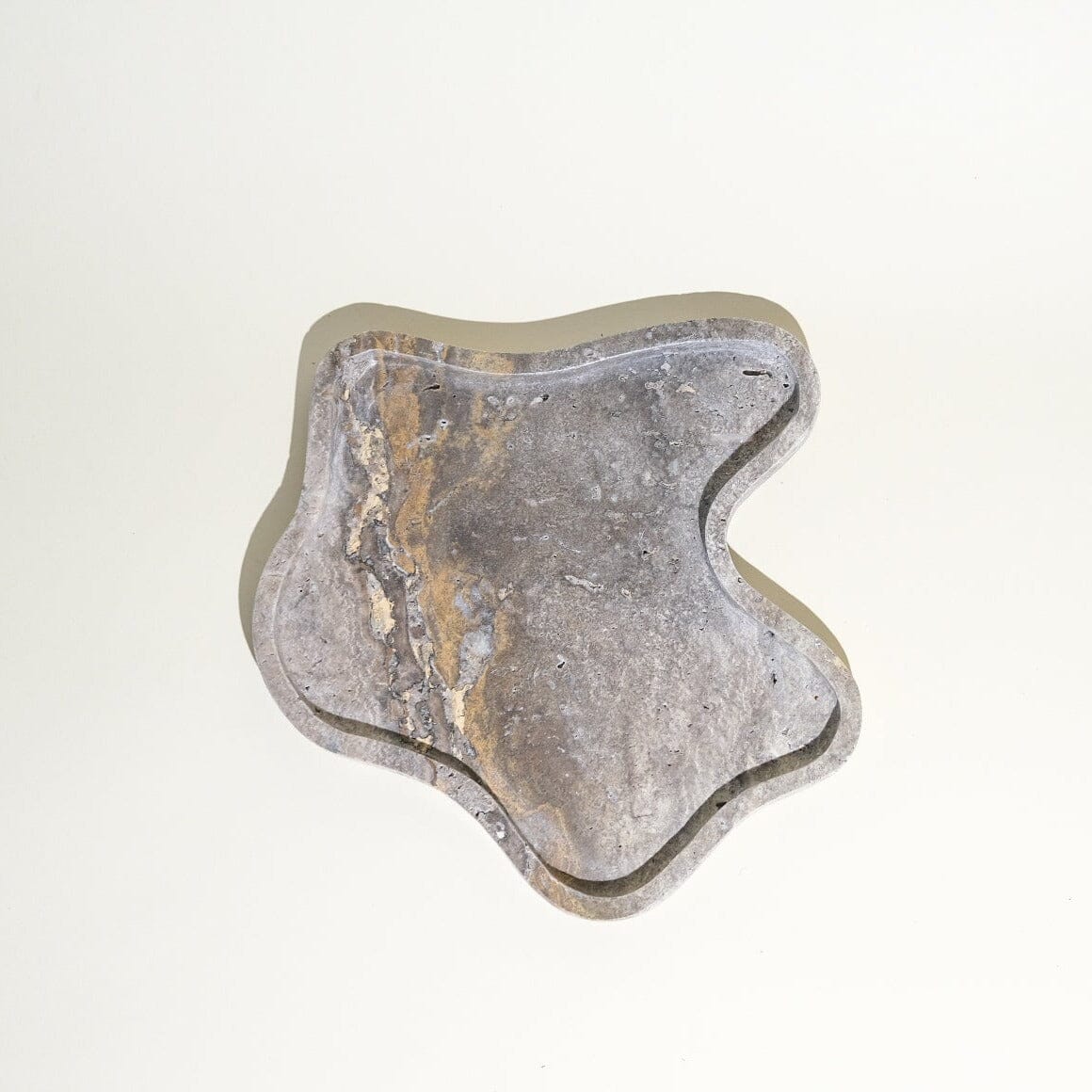 Wave Travertine Tray Stone Tray Twenty Third by Deanne