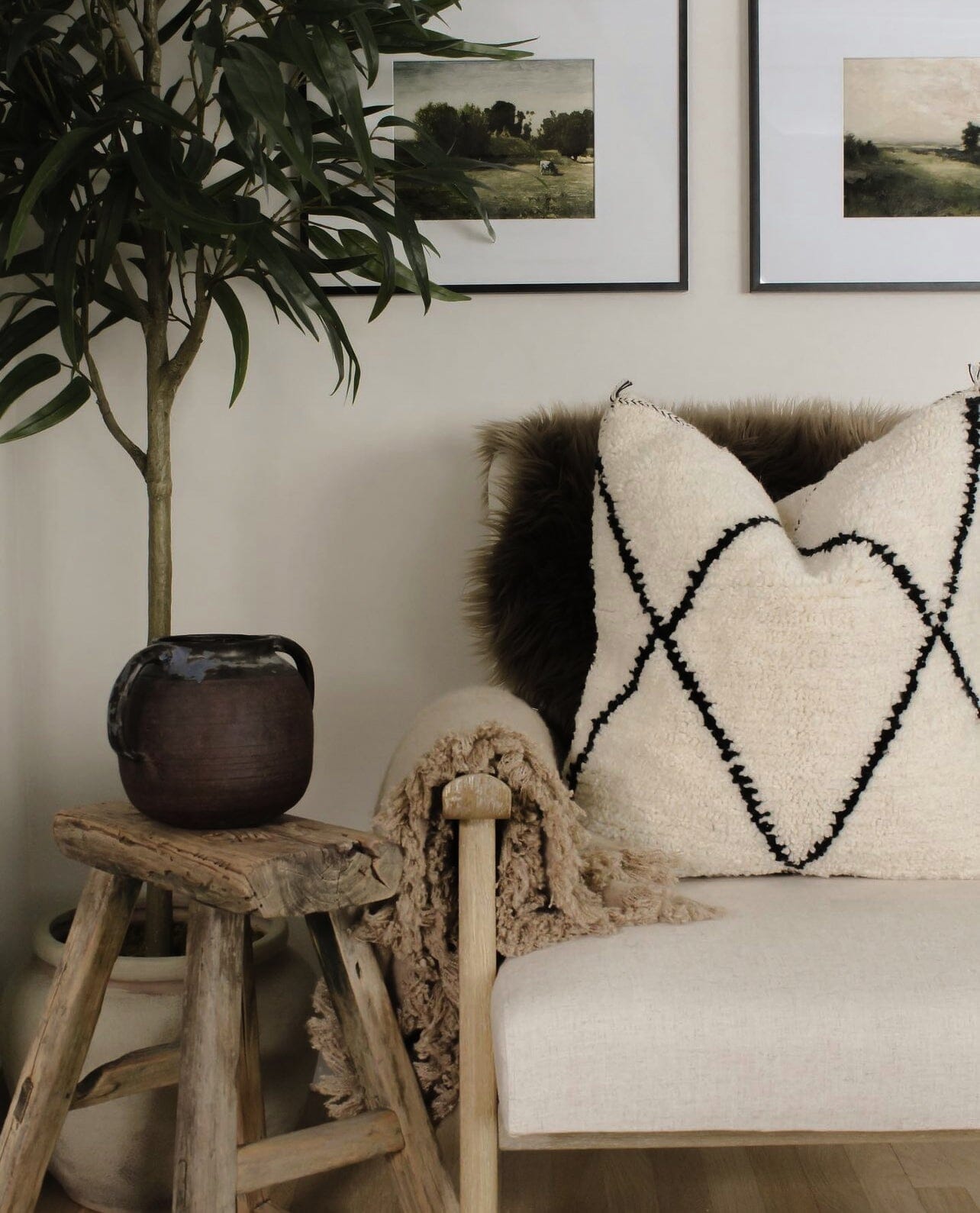 Beni Moroccan Rug Pillow Moroccan Pillow Twenty Third by Deanne