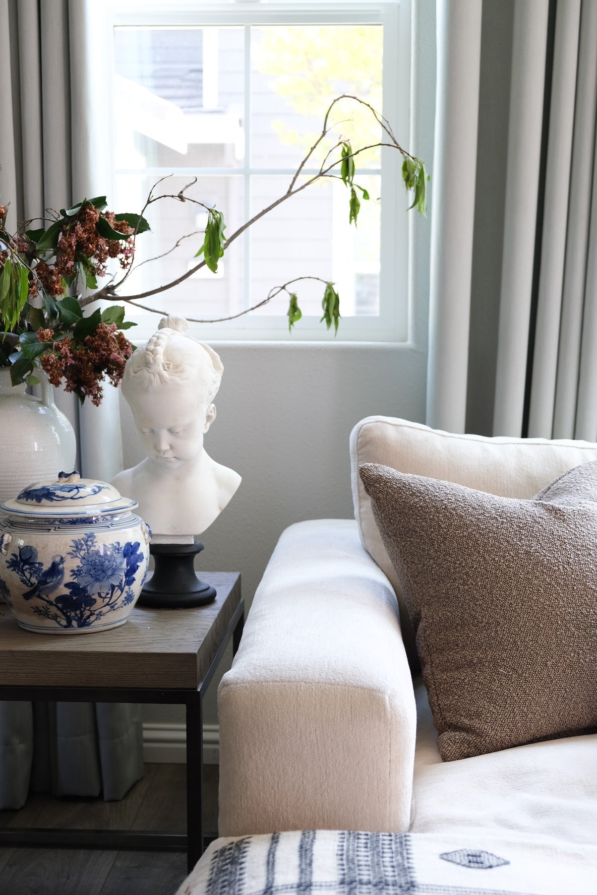 Boucle Pillow: Mud Classics Twenty Third by Deanne