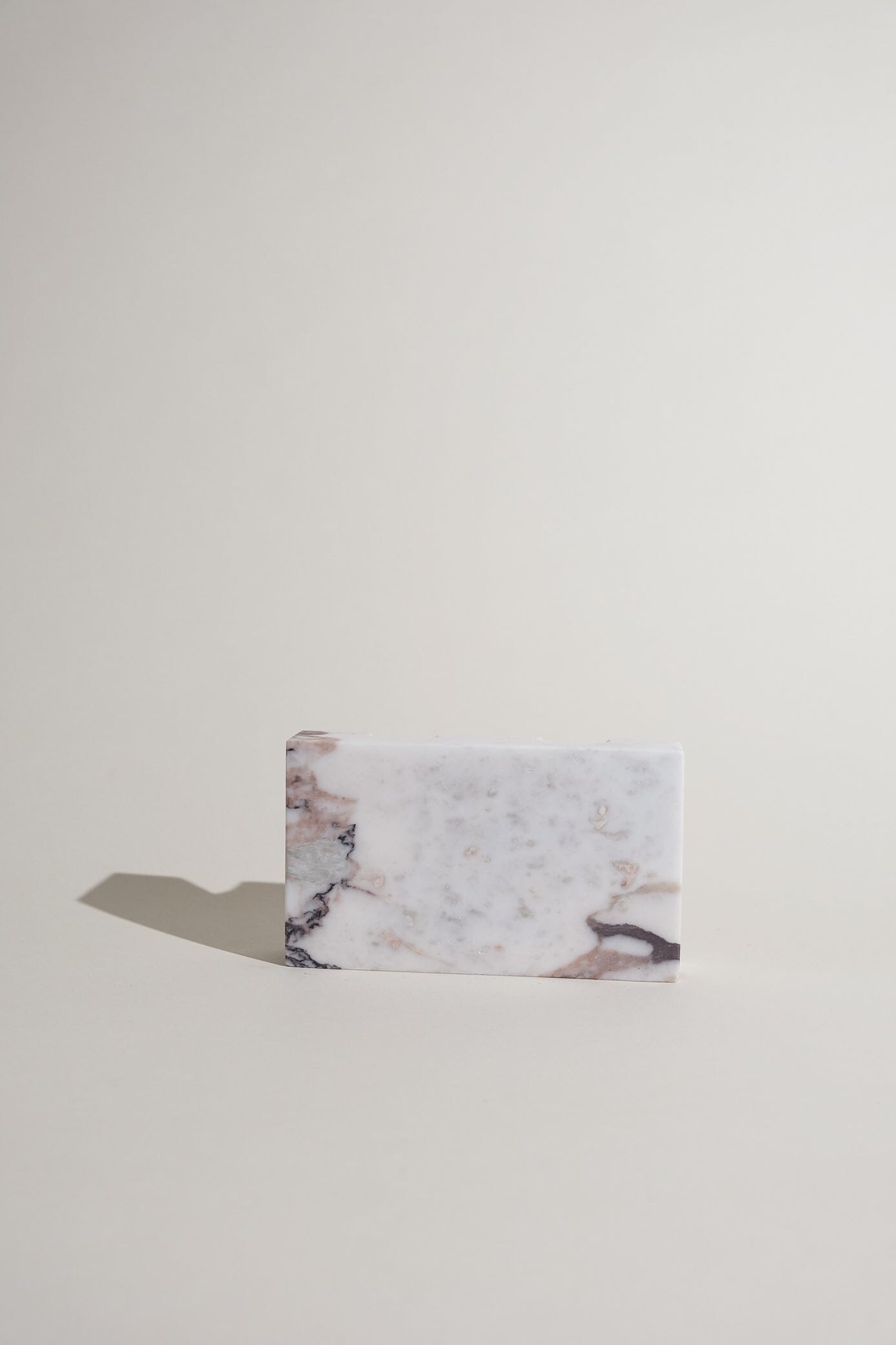 Dua Candle Holder: Viola Calacatta Stone Candle Holder Twenty Third by Deanne