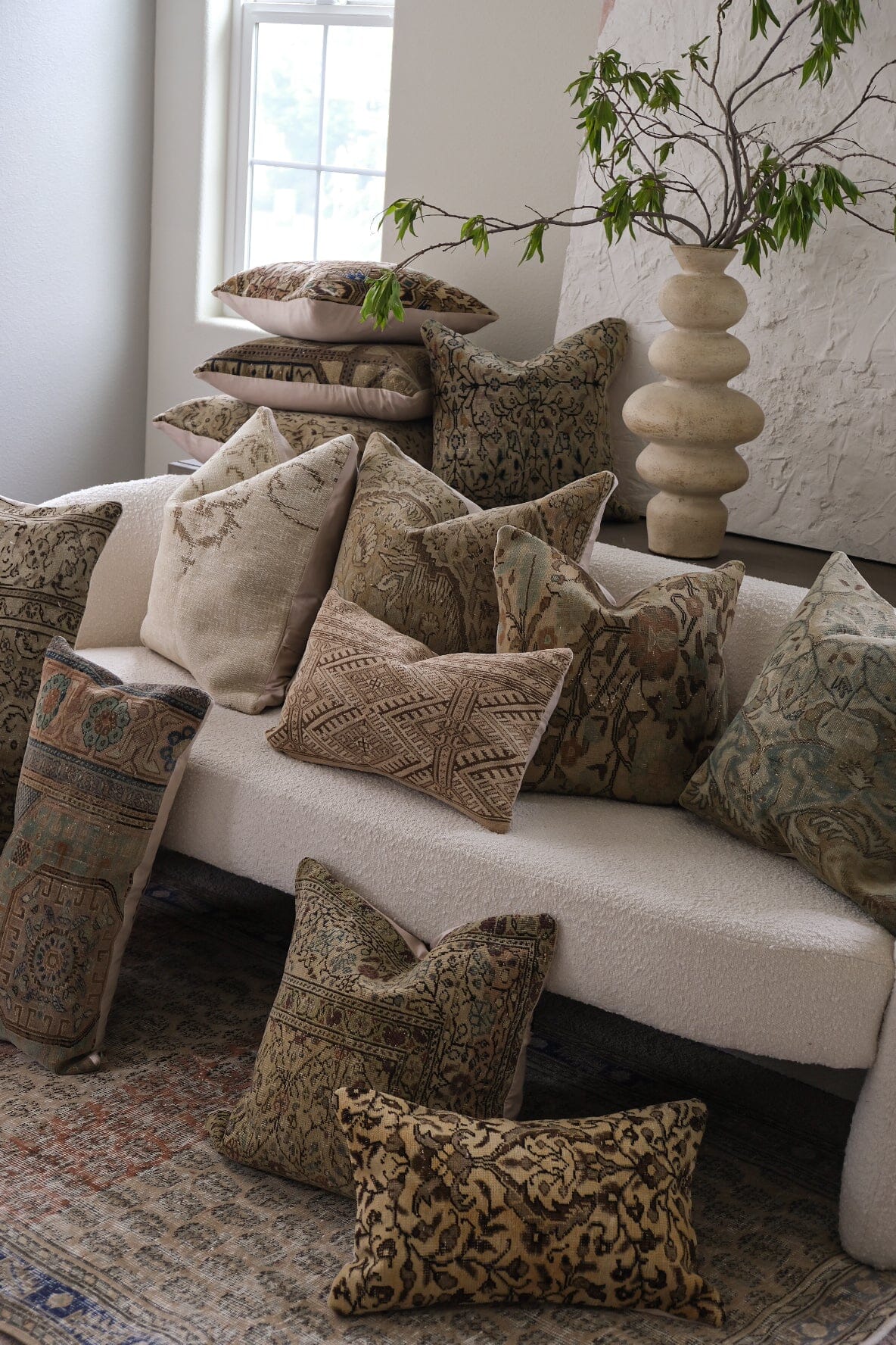 Fatma Turkish Vintage Rug Pillow No. 2 Turkish Vintage Rug Twenty Third by Deanne