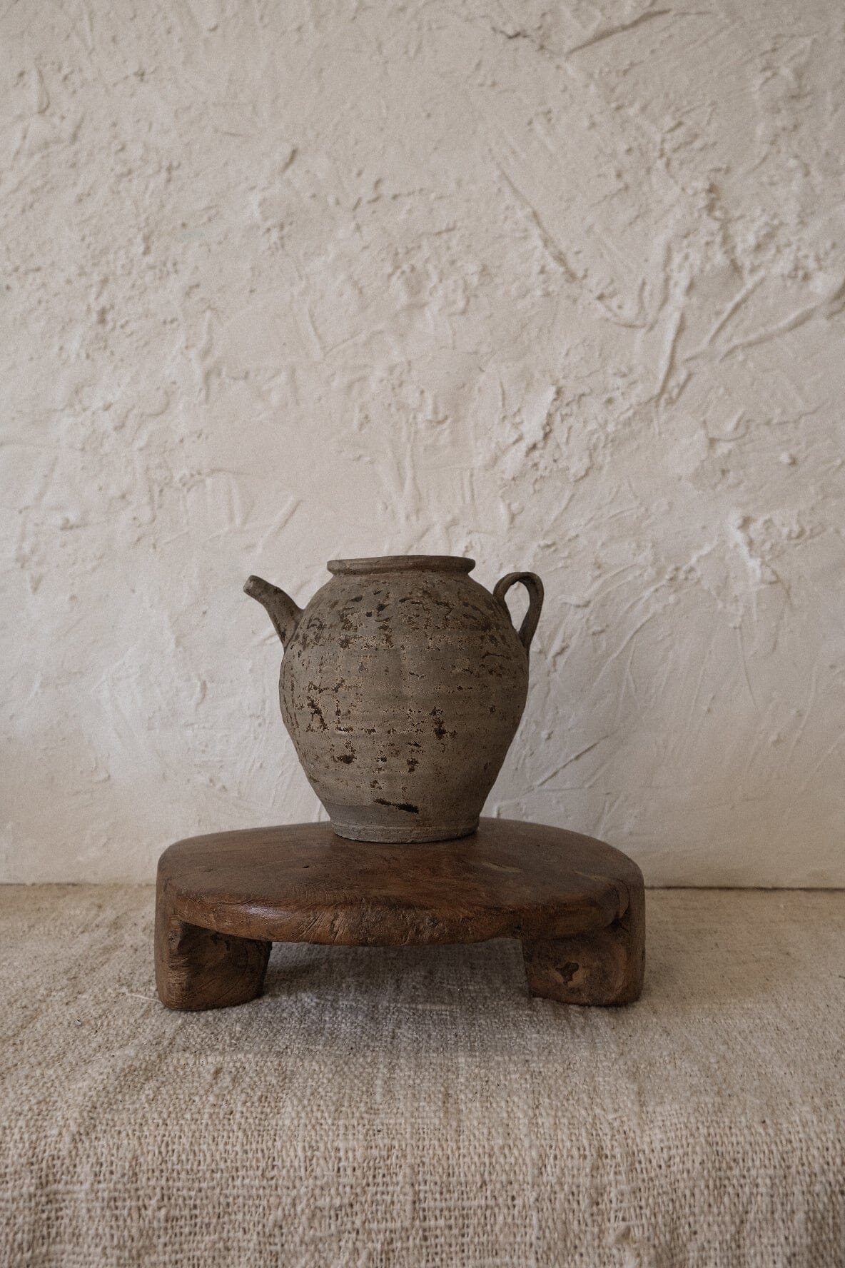 Vintage Chapati Board Vase Twenty Third by Deanne